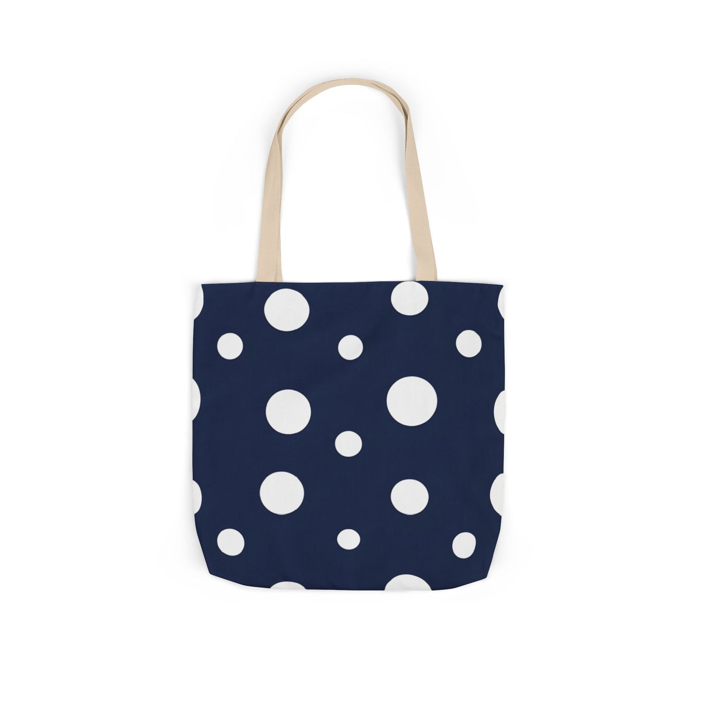 Bonnie's Navy Polka Dot Tote Bag
