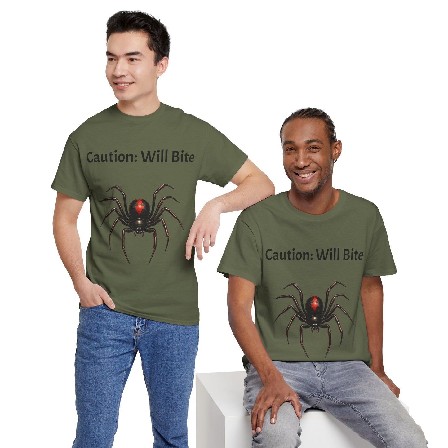 Cam's Caution: Will Bite Adult Shirt