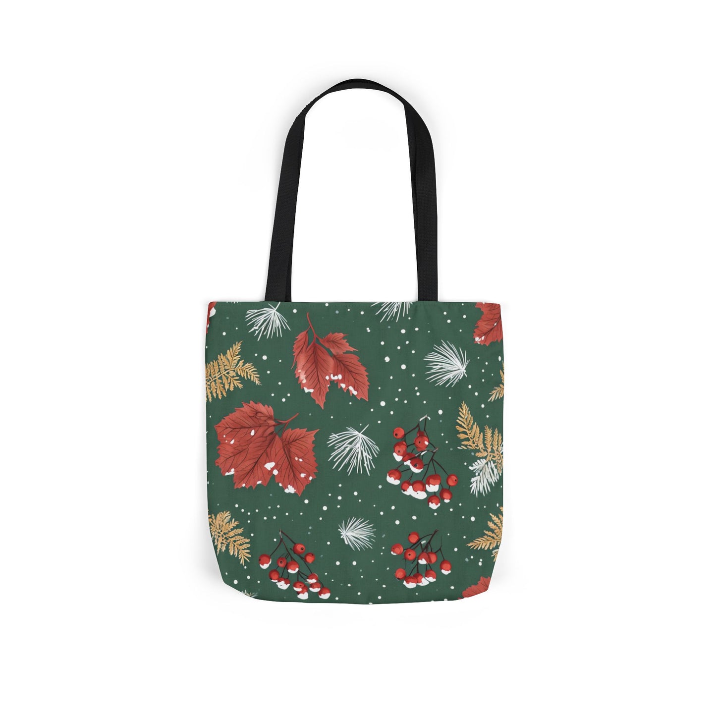 Holly's Holiday Floral Tote Bag
