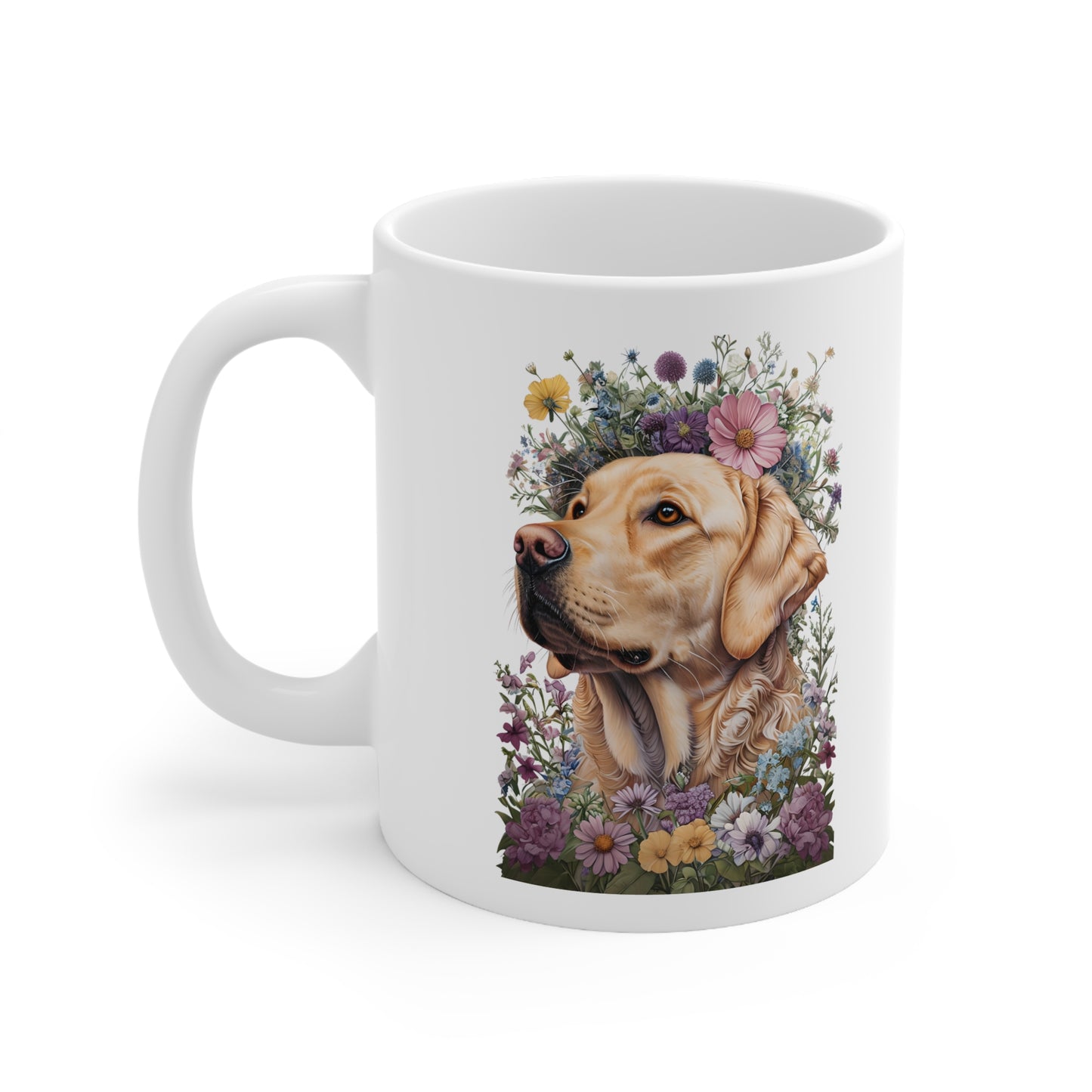 Golden Retriever Ceramic Mug, Coffee Cup