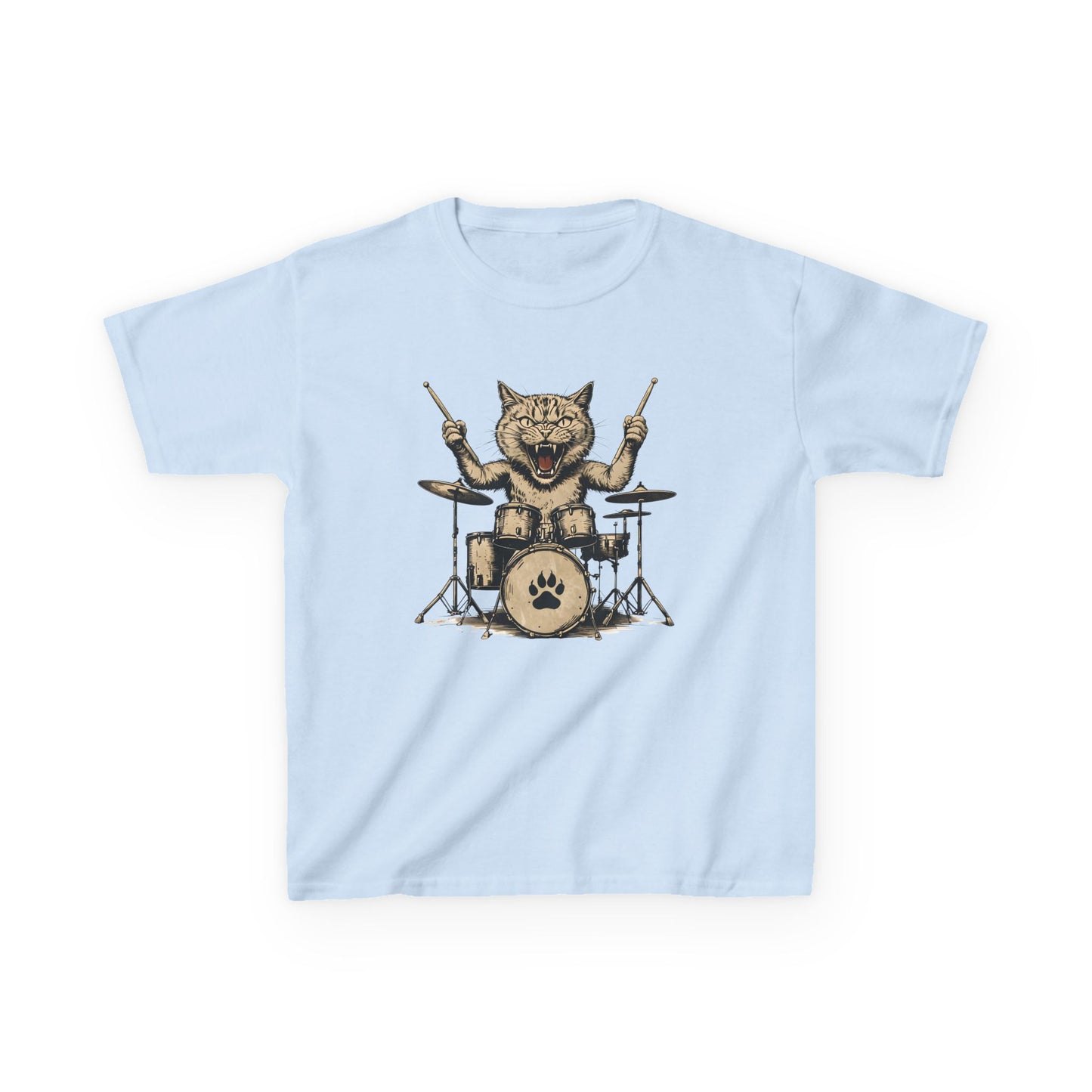 Dave's Drummer Cat Youth Top