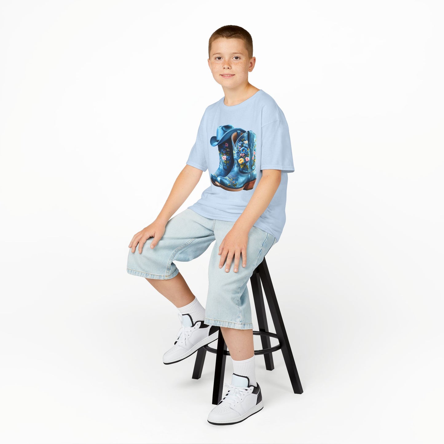 Kia's Cowboy Boots Youth Top