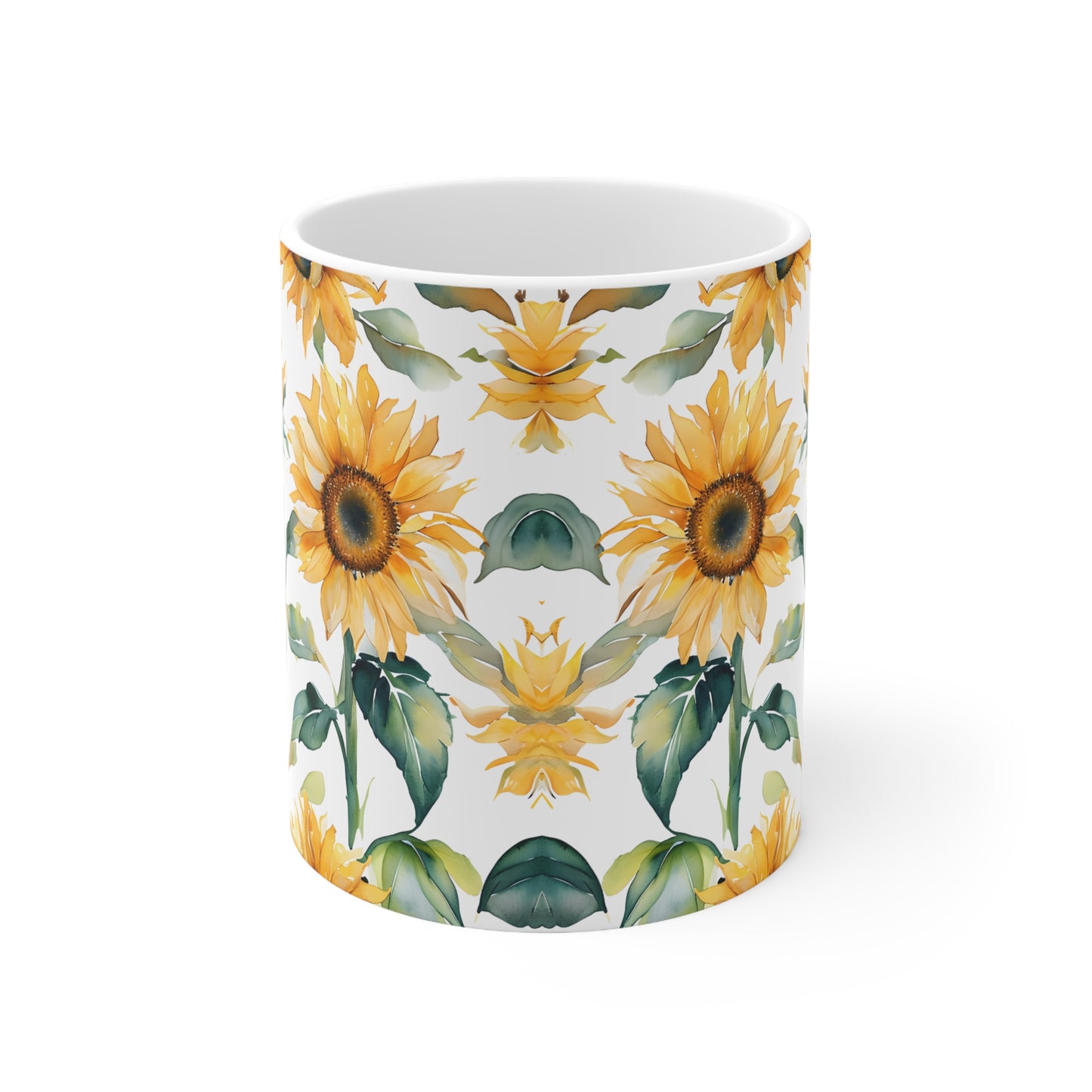 Sunny's Sunflower Ceramic Mug, Coffee Cup