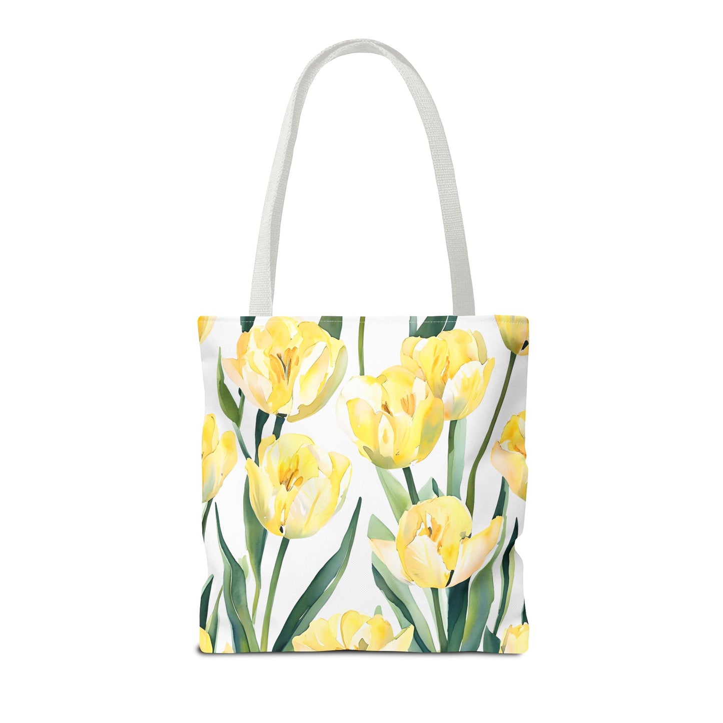 Yetta's Yellow Tulip Floral Tote Bag
