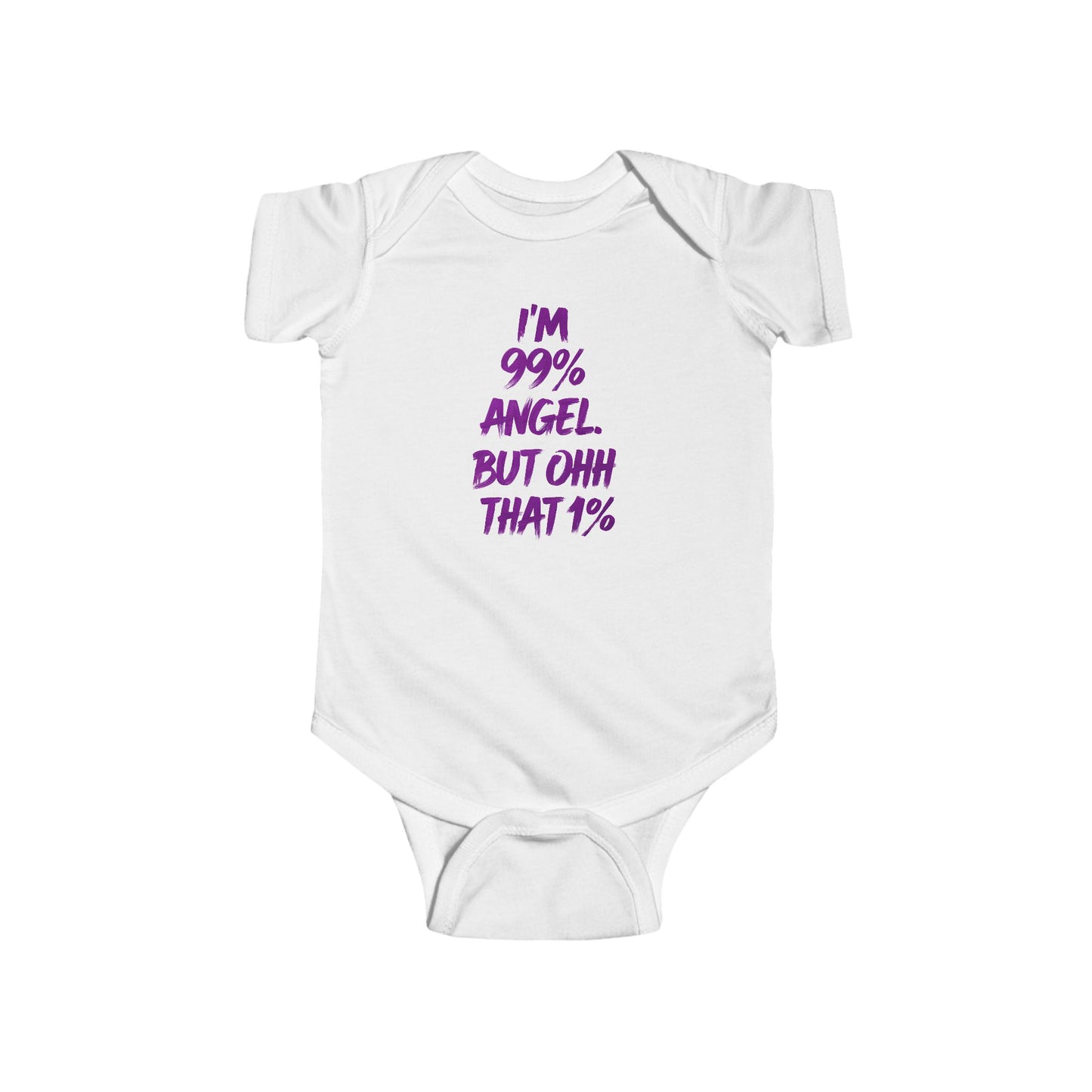 Montana's 99% Angel Infant Bodysuit