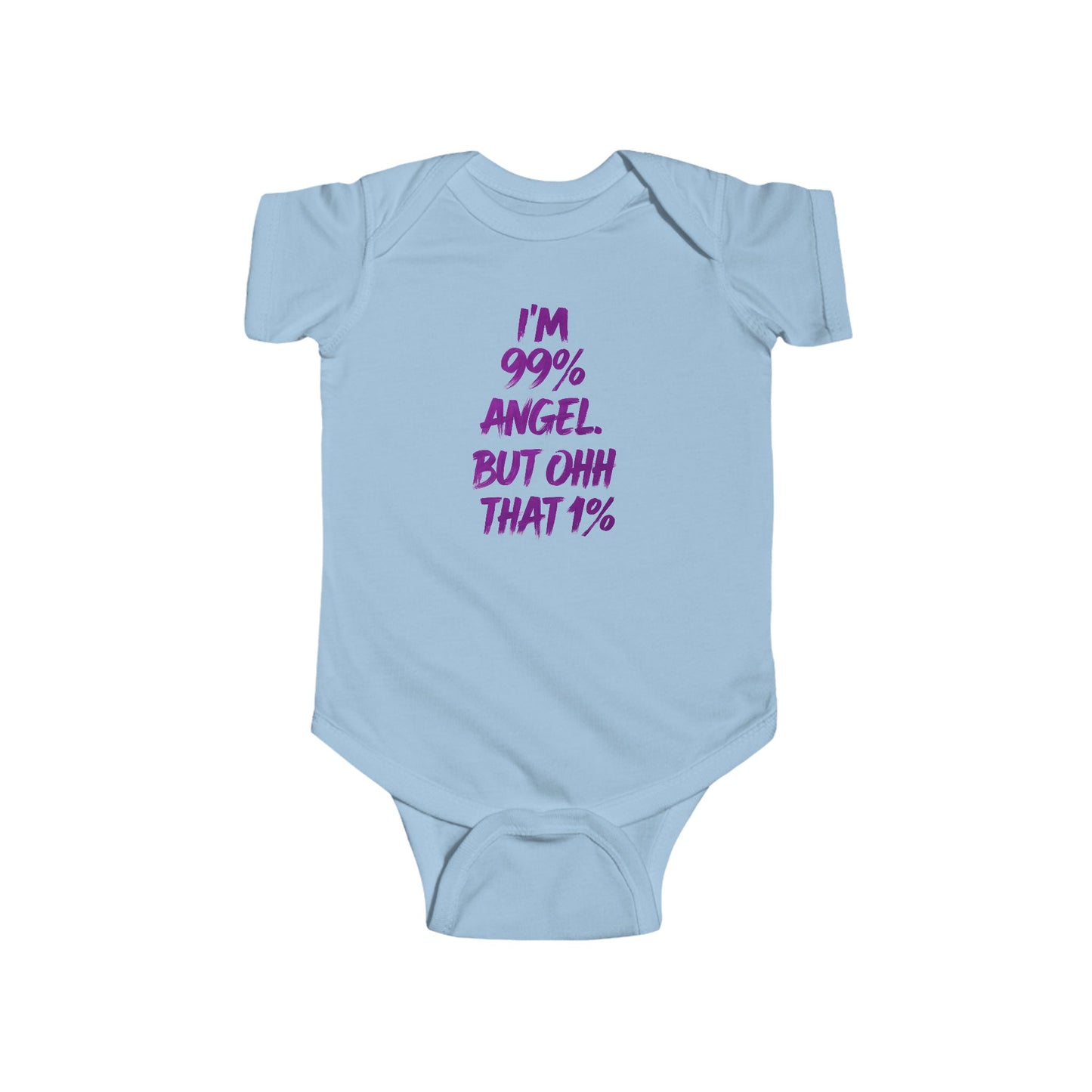 Montana's 99% Angel Infant Bodysuit