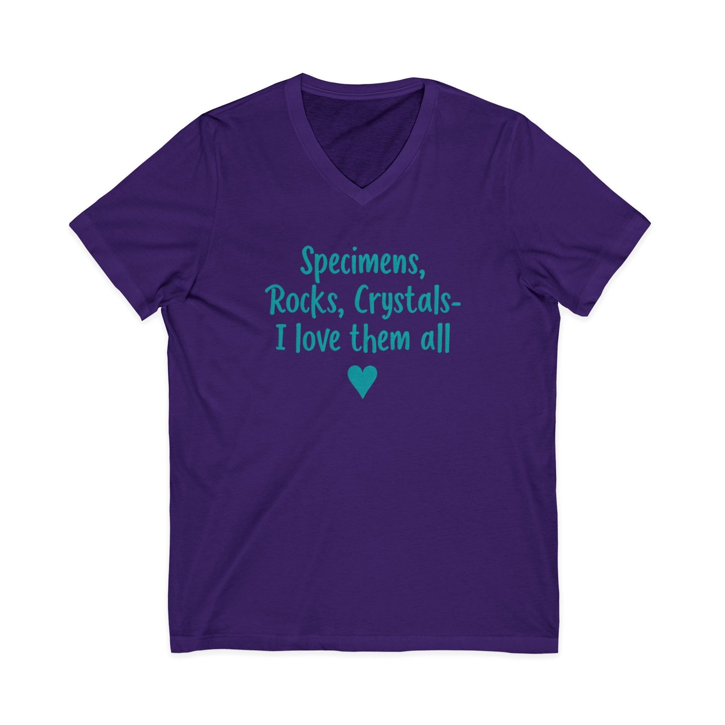 Coralie's Crystal Lover V-Neck Adult Shirt