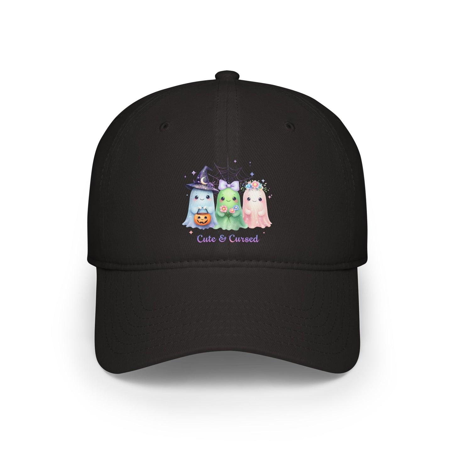 Caitlyn Cute & Cursed Low Profile Baseball Cap
