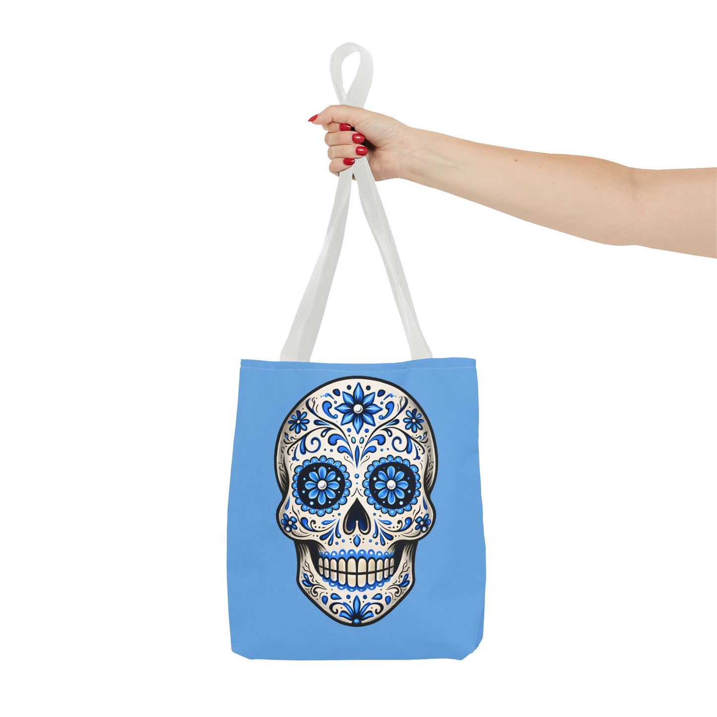Brenda's Blue Sugar Skull Tote Bag