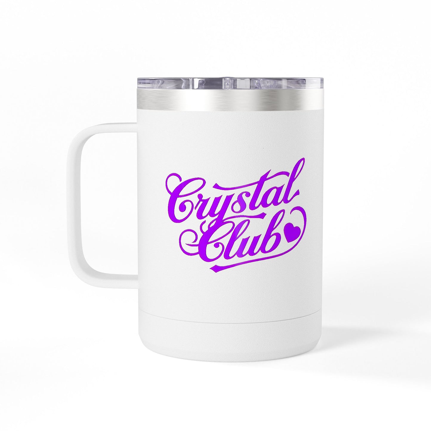Purple Crystal Club Coffee Mug Tumbler