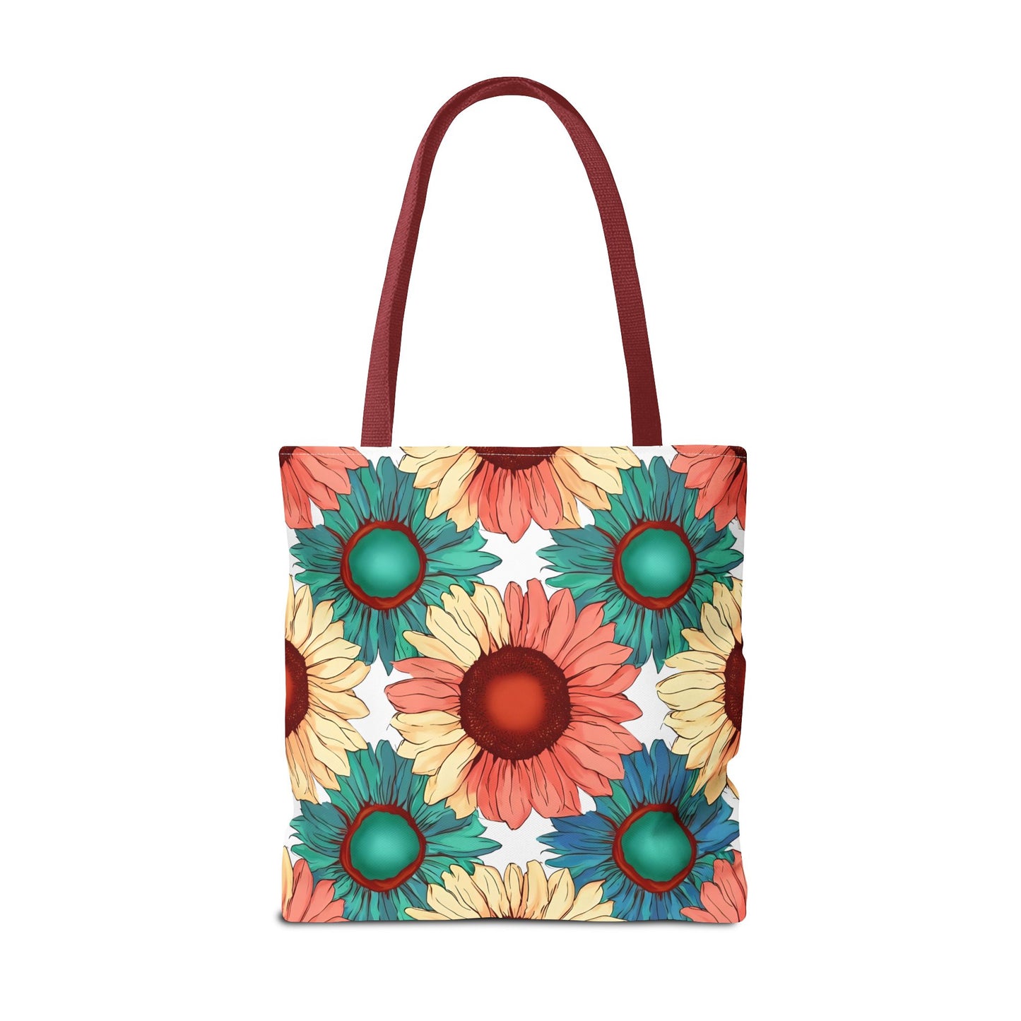 Coco's Colorful Sunflower Tote Bag