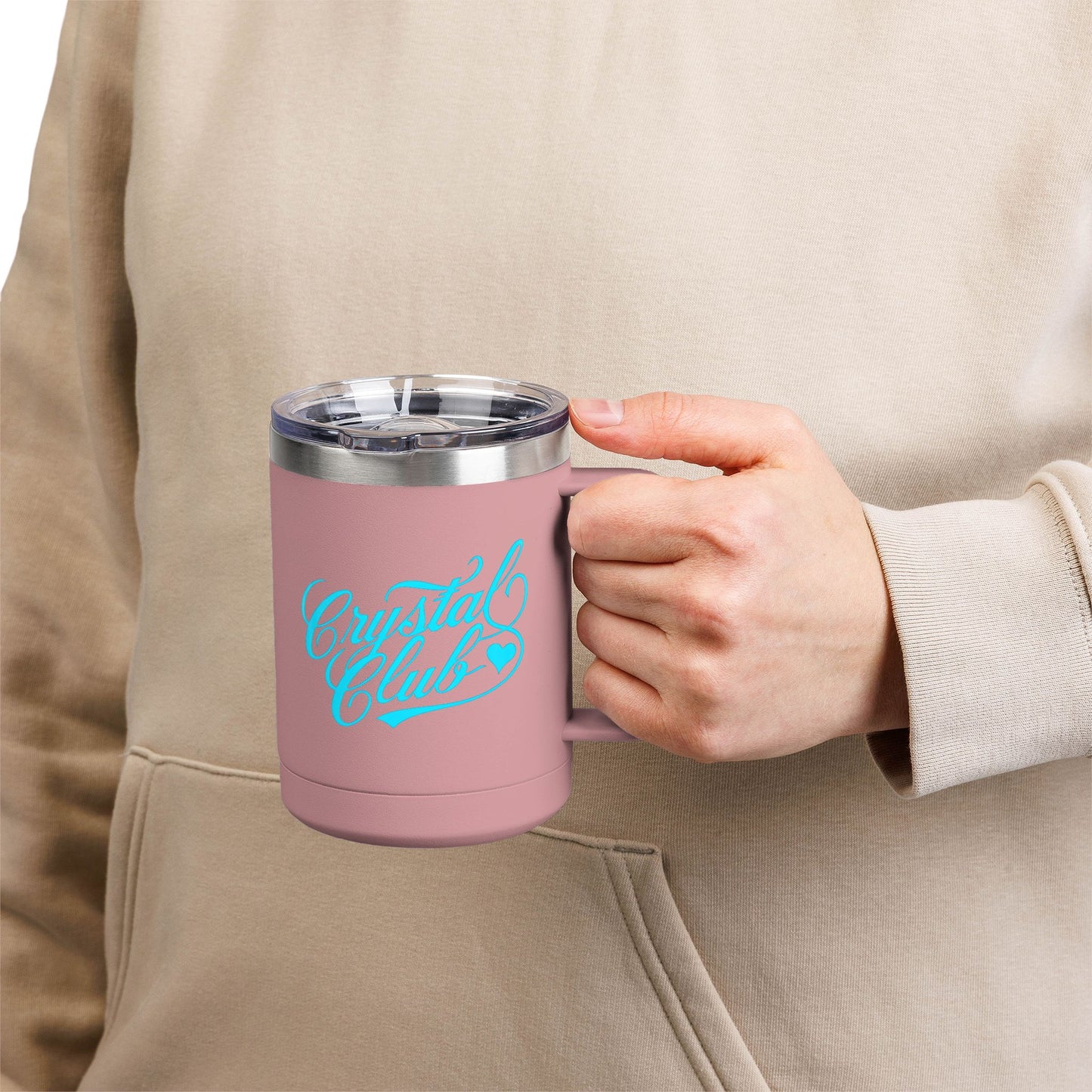 Blue Crystal Club Coffee Tumbler