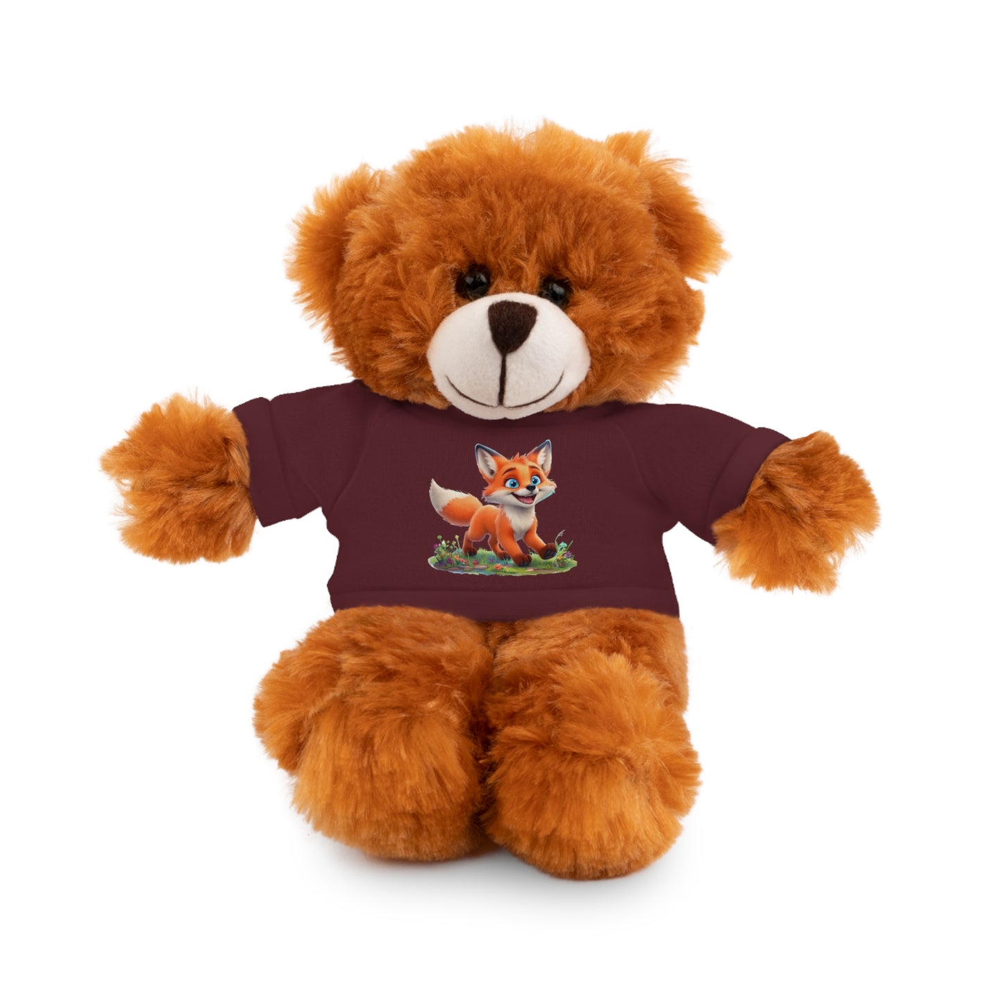 Fox On Tee Animal Plush