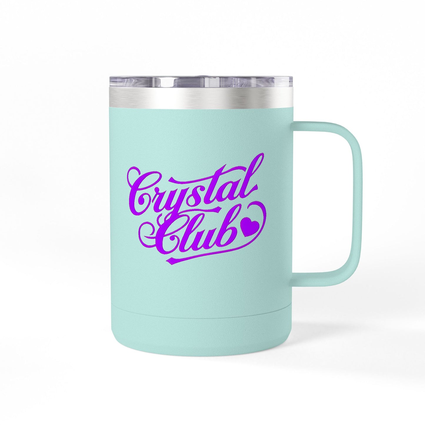 Purple Crystal Club Coffee Mug Tumbler