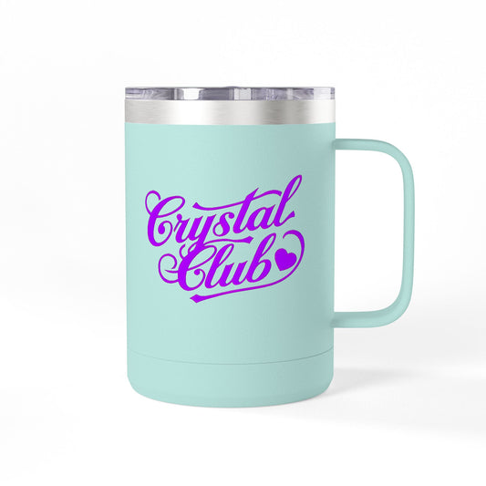 Purple Crystal Club Coffee Mug Tumbler