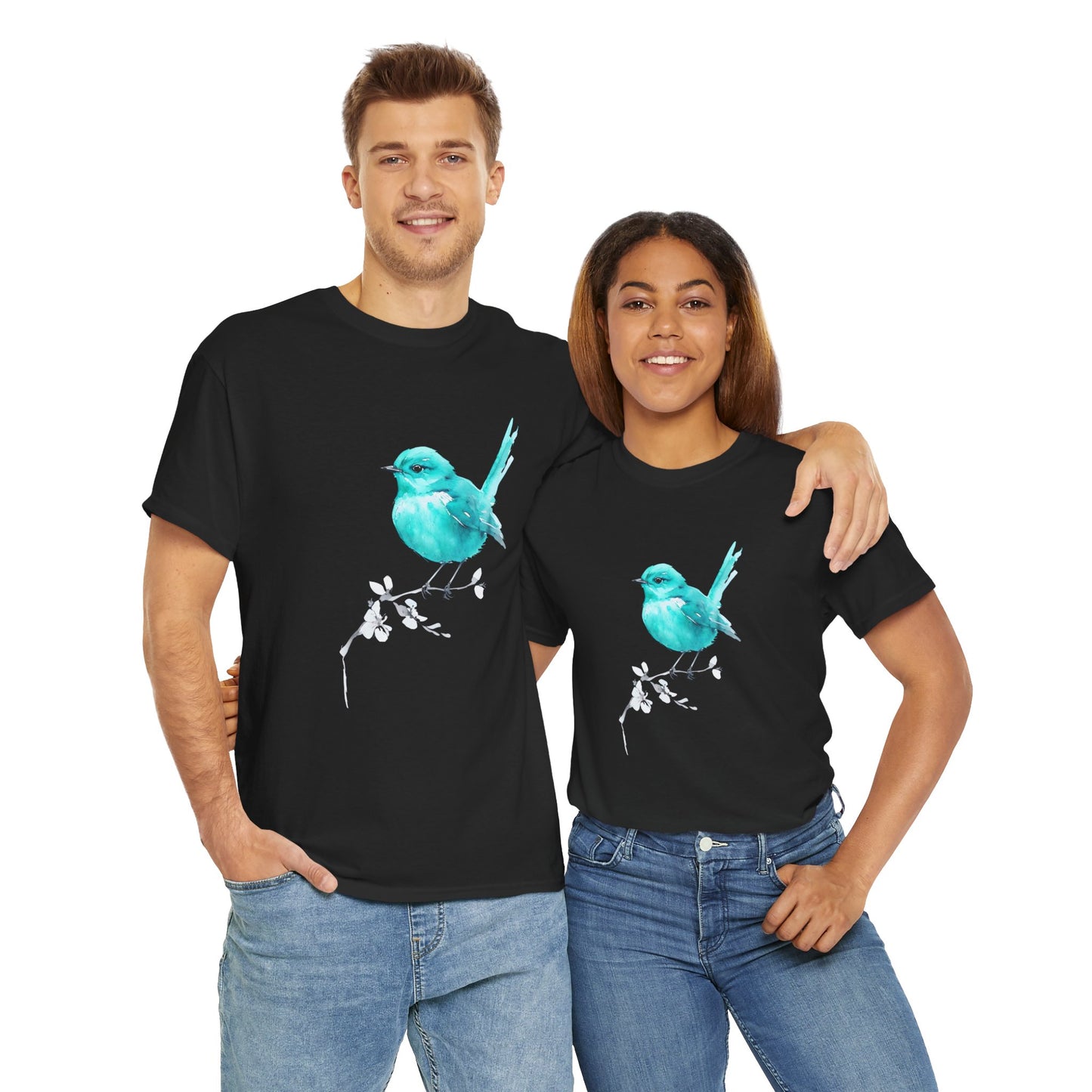 Tommy's Turquoise Bird Adult Shirt