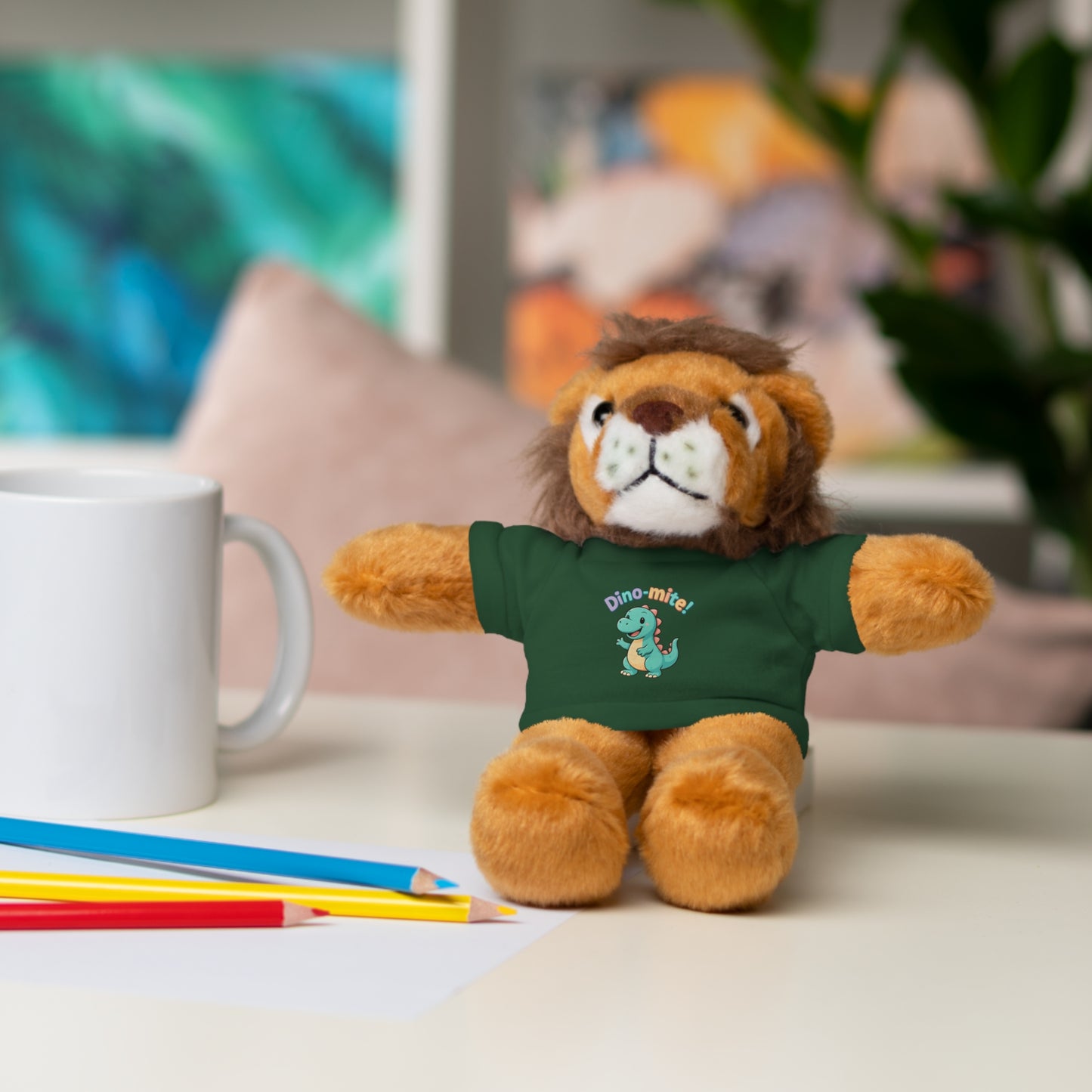 Dino-Mite on Tee Plush Animal