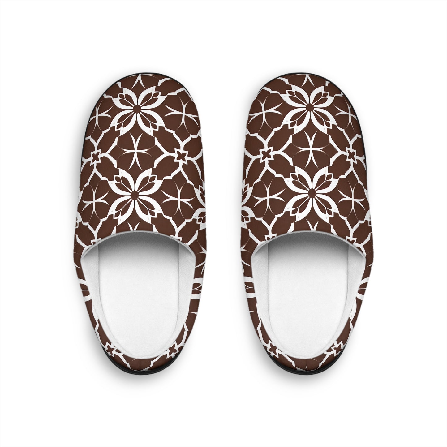 Baylor's Geometric Design Men's Indoor Slippers