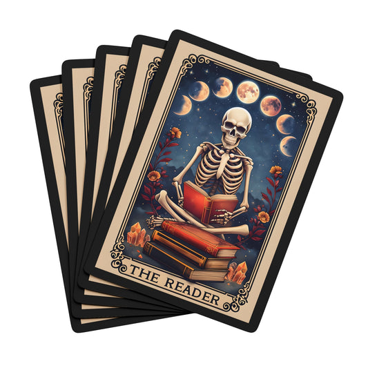 The Reader Playing Cards