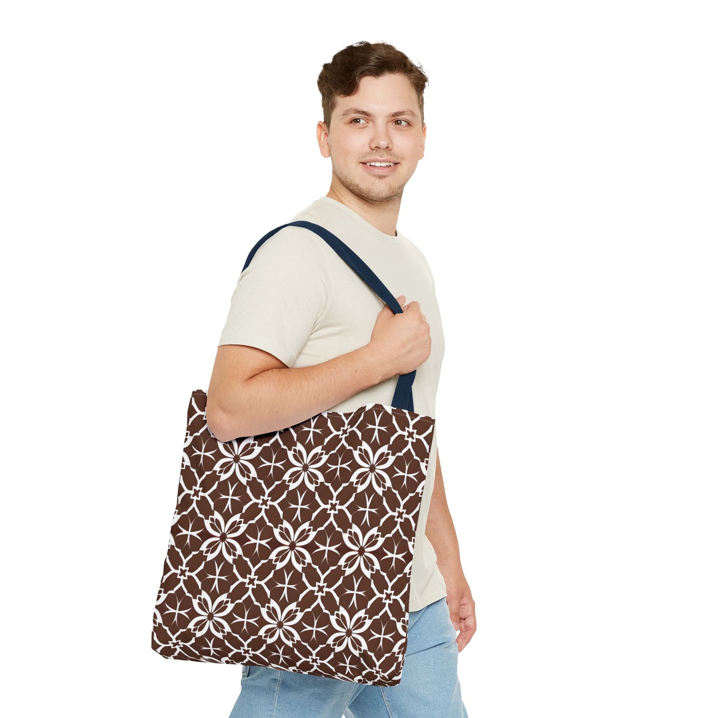 Brook's Brown Tile Tote Bag