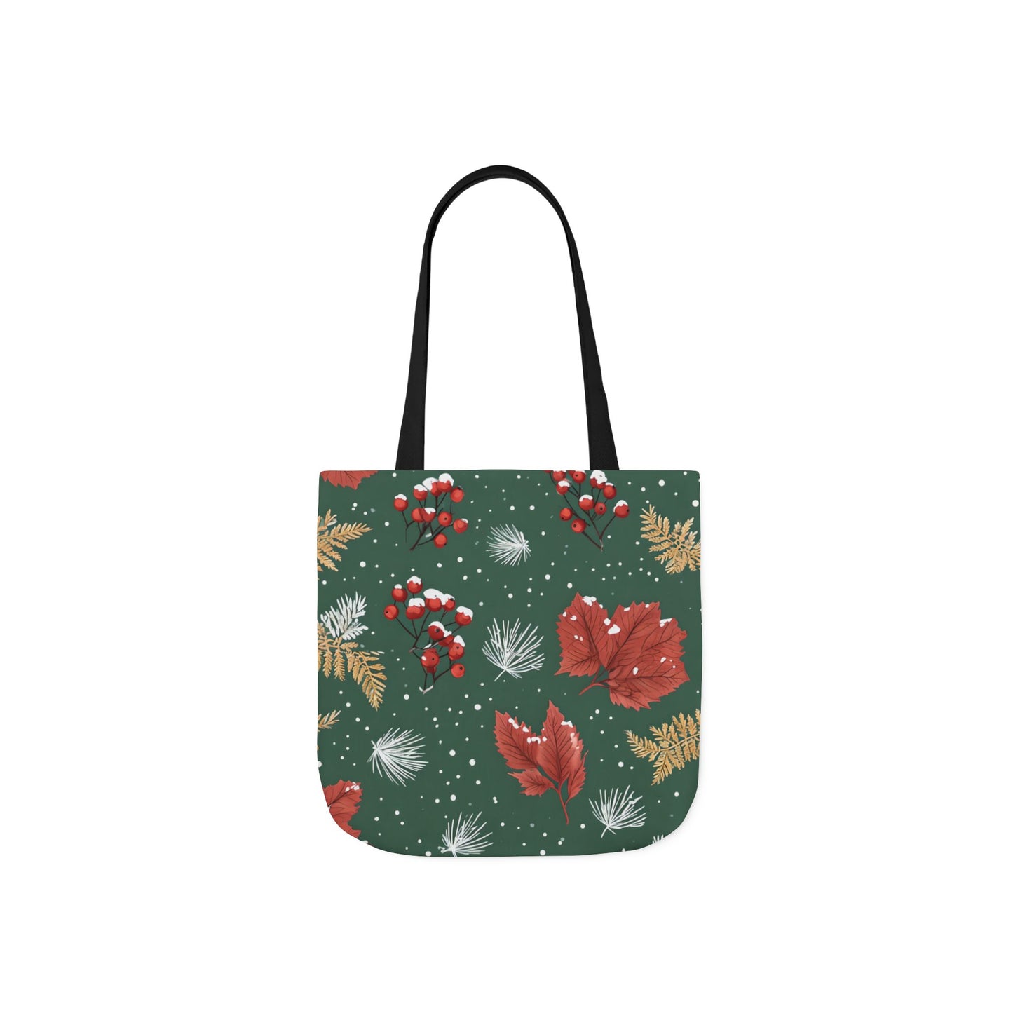 Holly's Holiday Floral Tote Bag