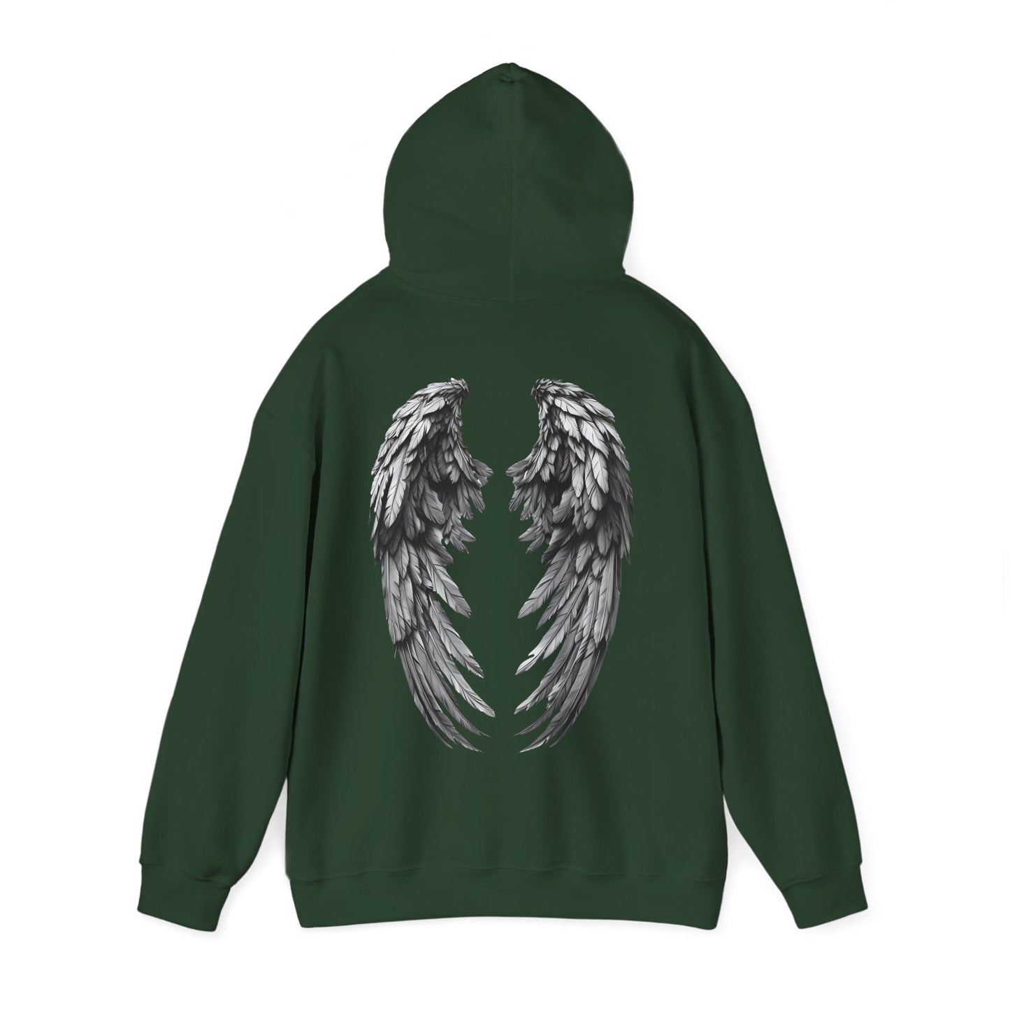 Wayne's Eagle & Wing Print Adult Sweatshirt - Hooded