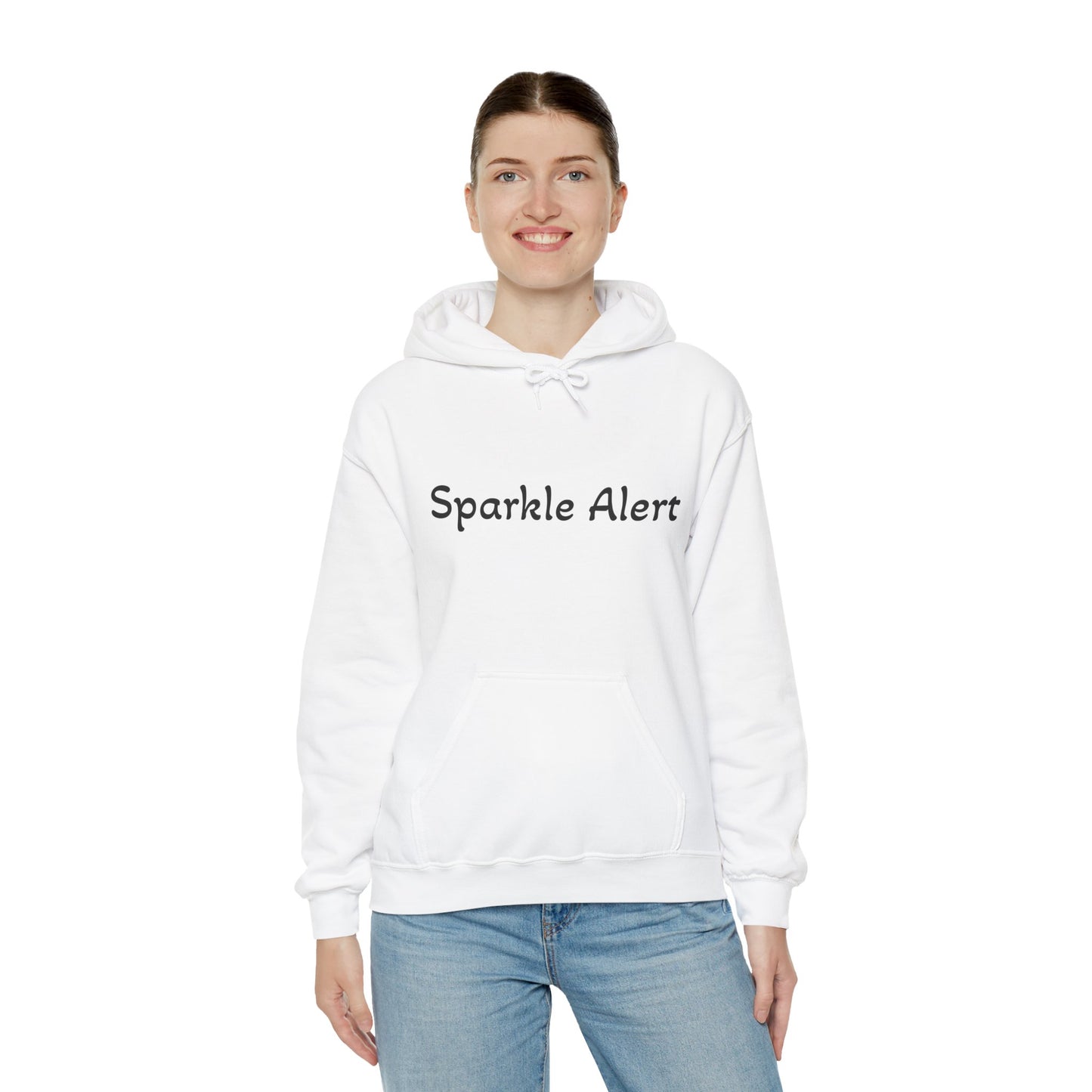 Savanna's  "Sparkle Alert: I wander off for Crystals" Adult Sweatshirt - Hooded