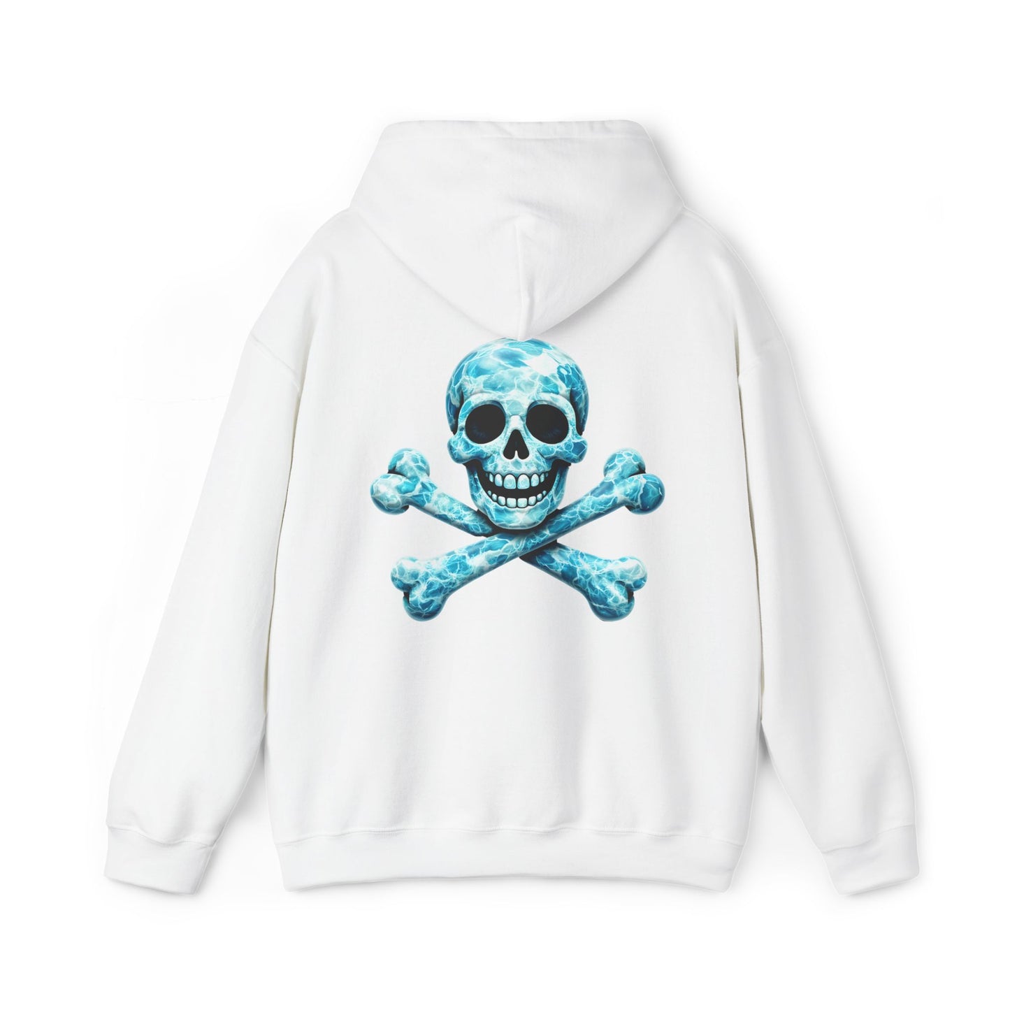 Blue Skull & Crossbones Adult Sweatshirt - Hooded