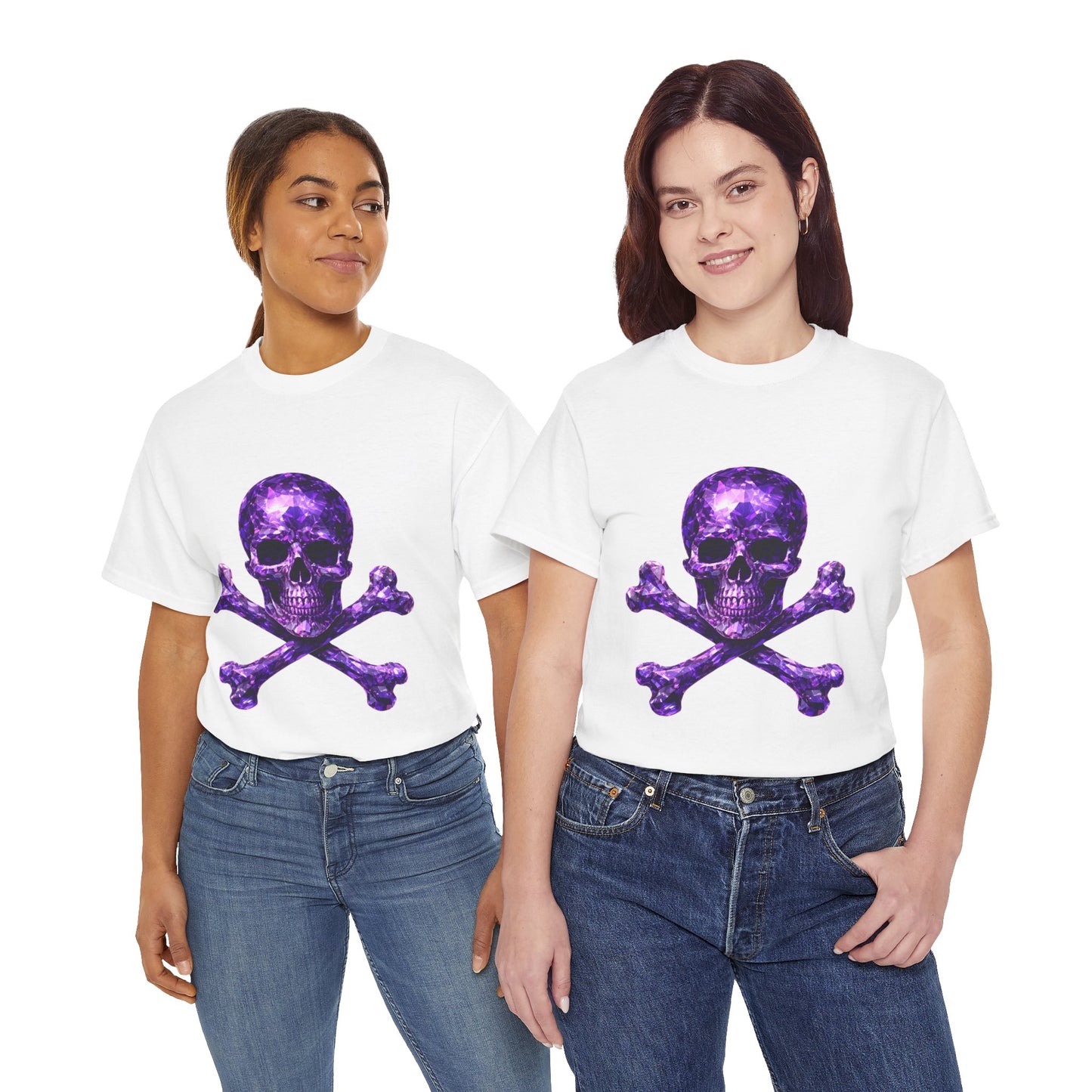 Ami's Amethyst Skull & Crossbones Adult Shirt