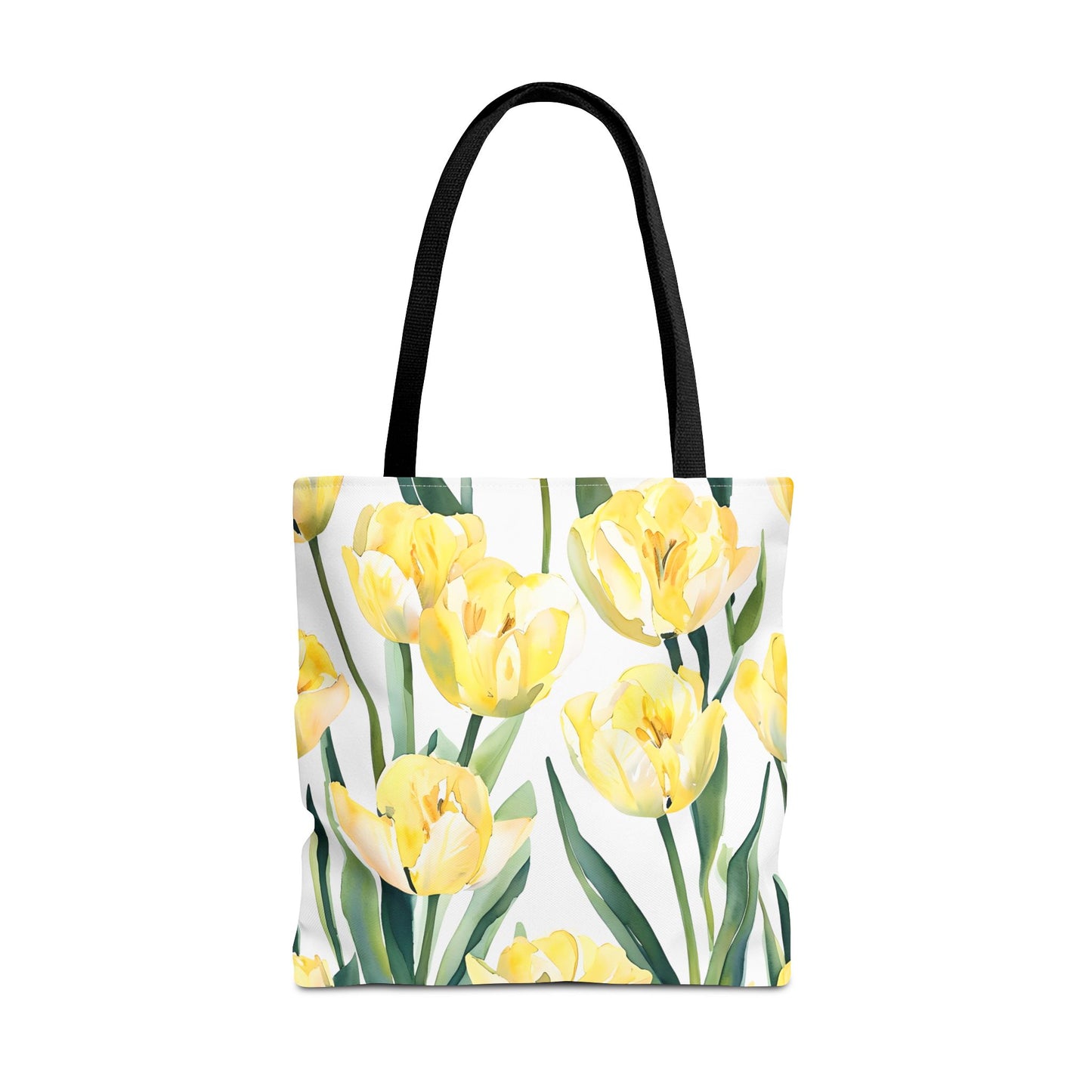Yetta's Yellow Tulip Floral Tote Bag