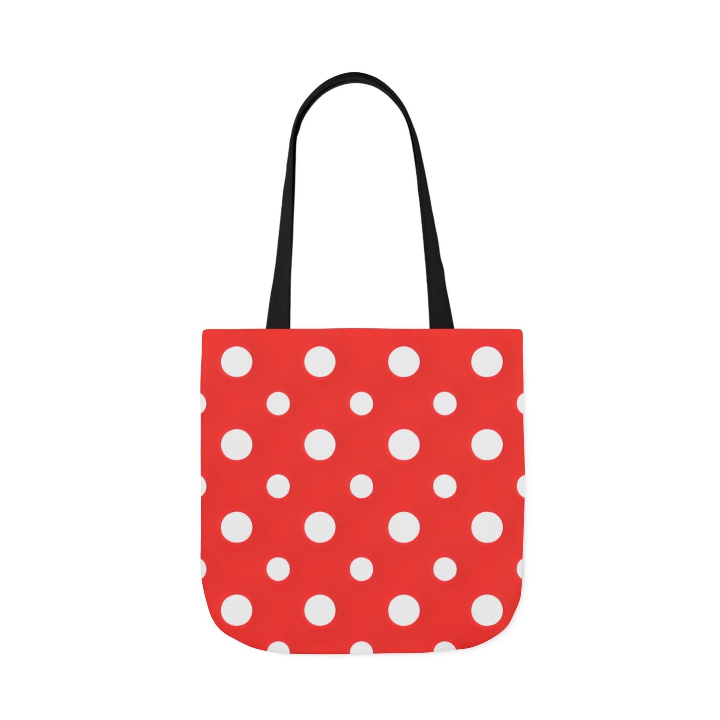 Reba's Red Polka Dot Canvas Tote Bag