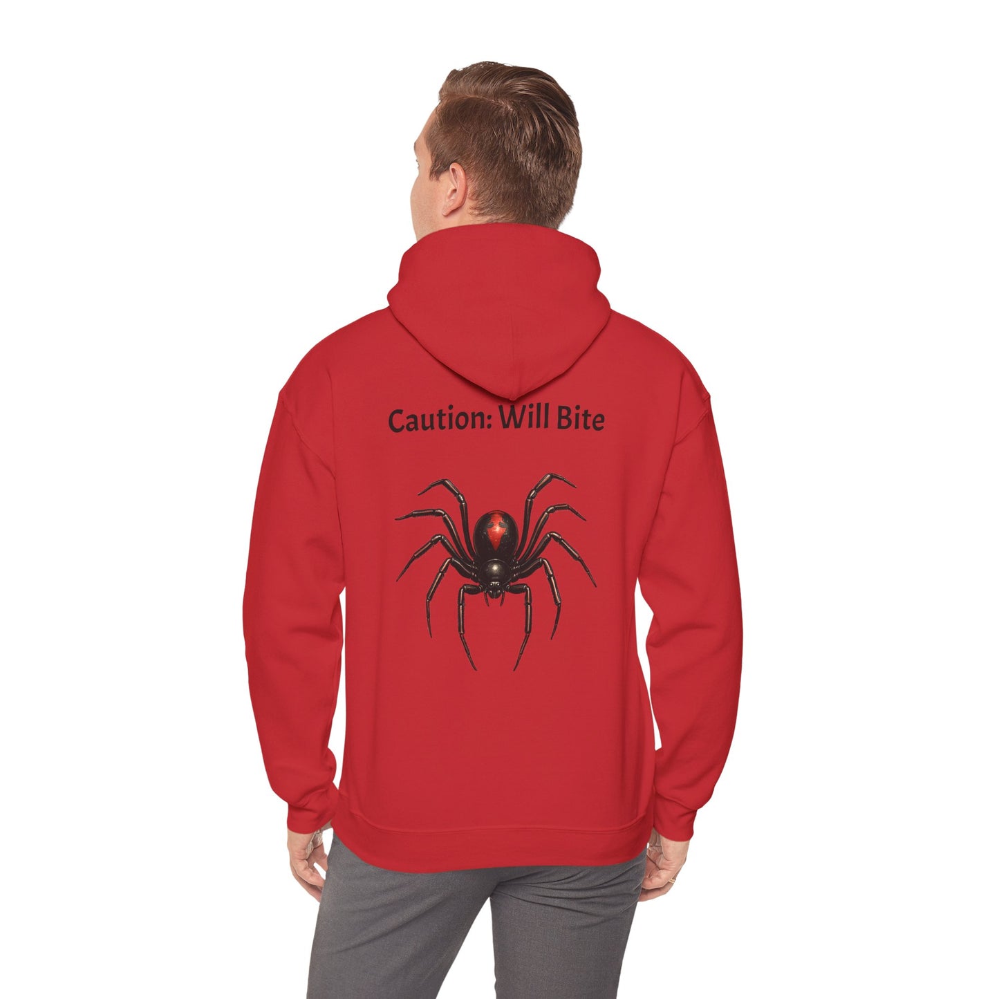 Casper's Caution: Will Bite Adult Sweatshirt - Hooded