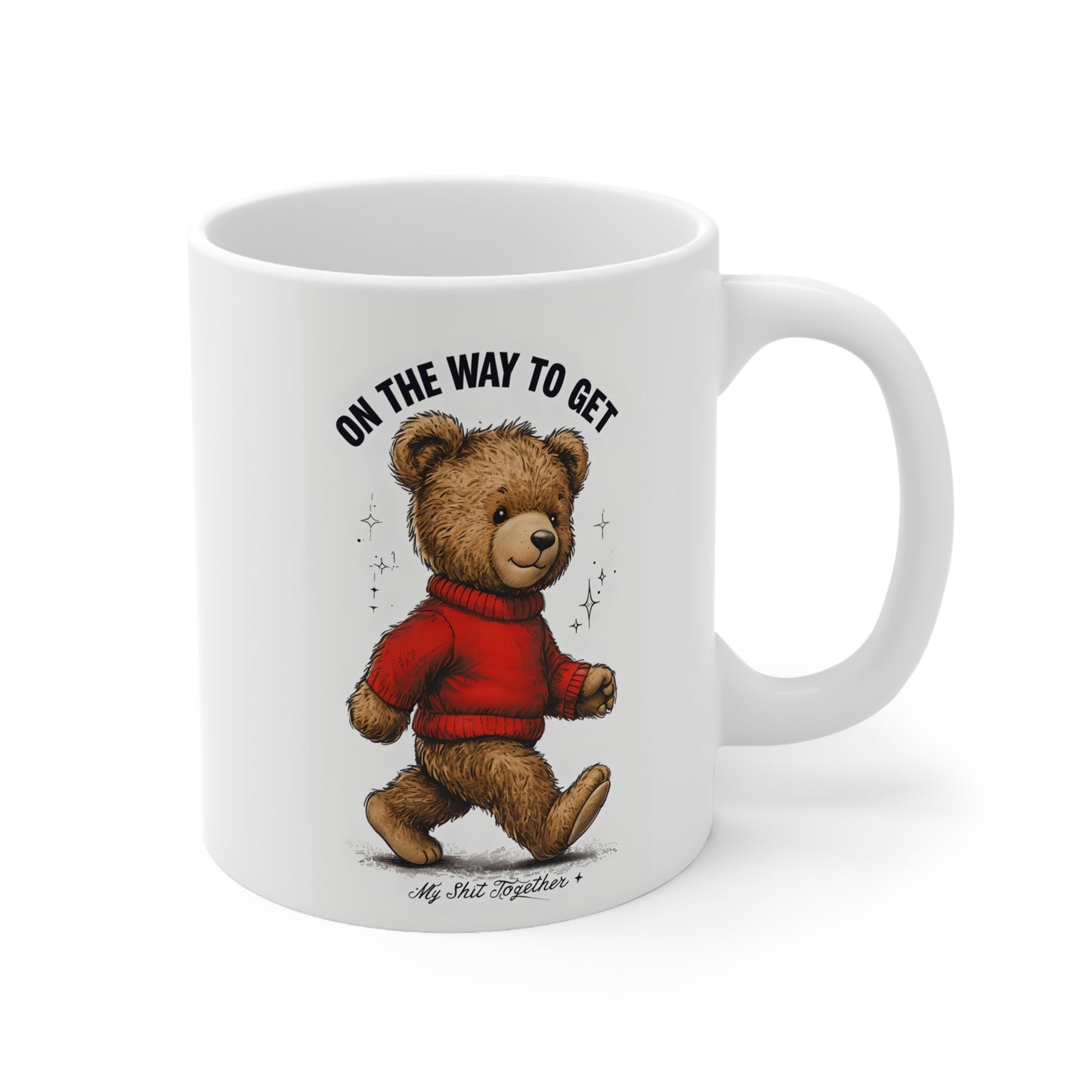 Buster Bear Ceramic Mug, Coffee Cup