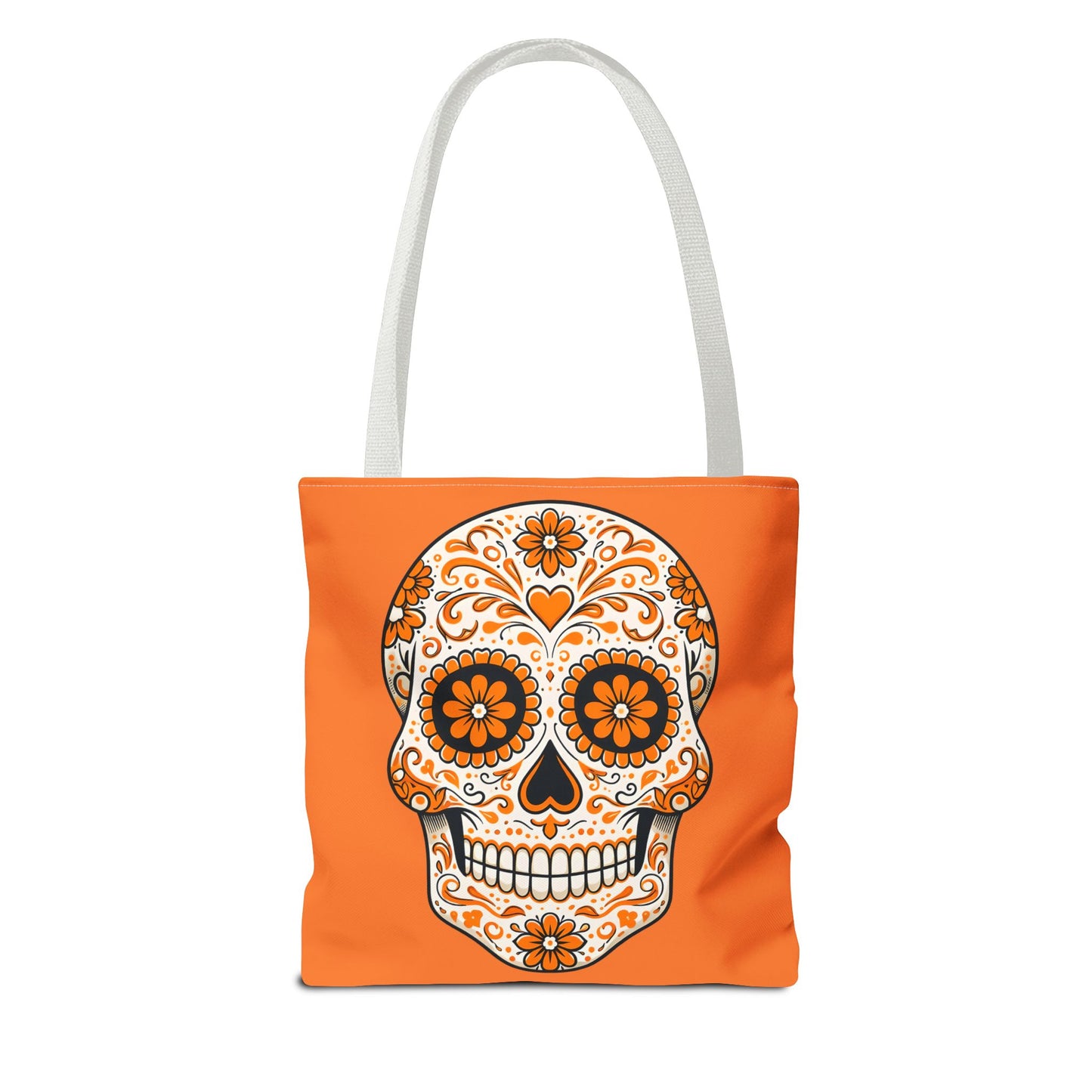 Odin's Orange Sugar Skull Tote Bag