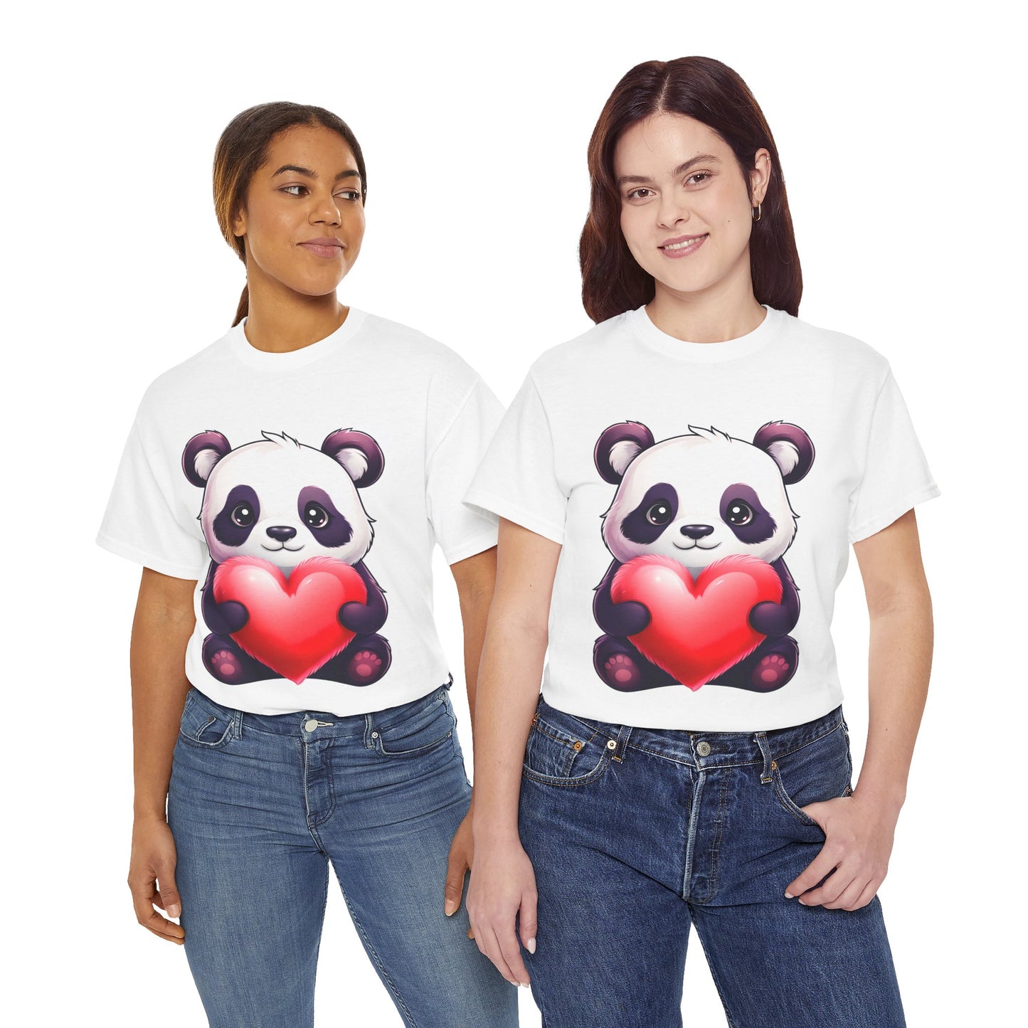 Panda & Heart Adult Shirt