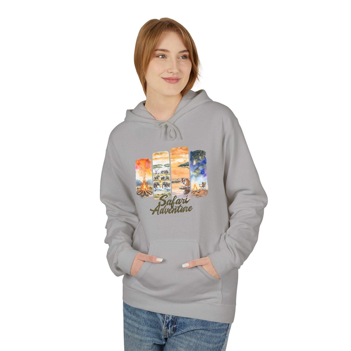 Simon's Safari Adventure Adult Fleece Hoodie