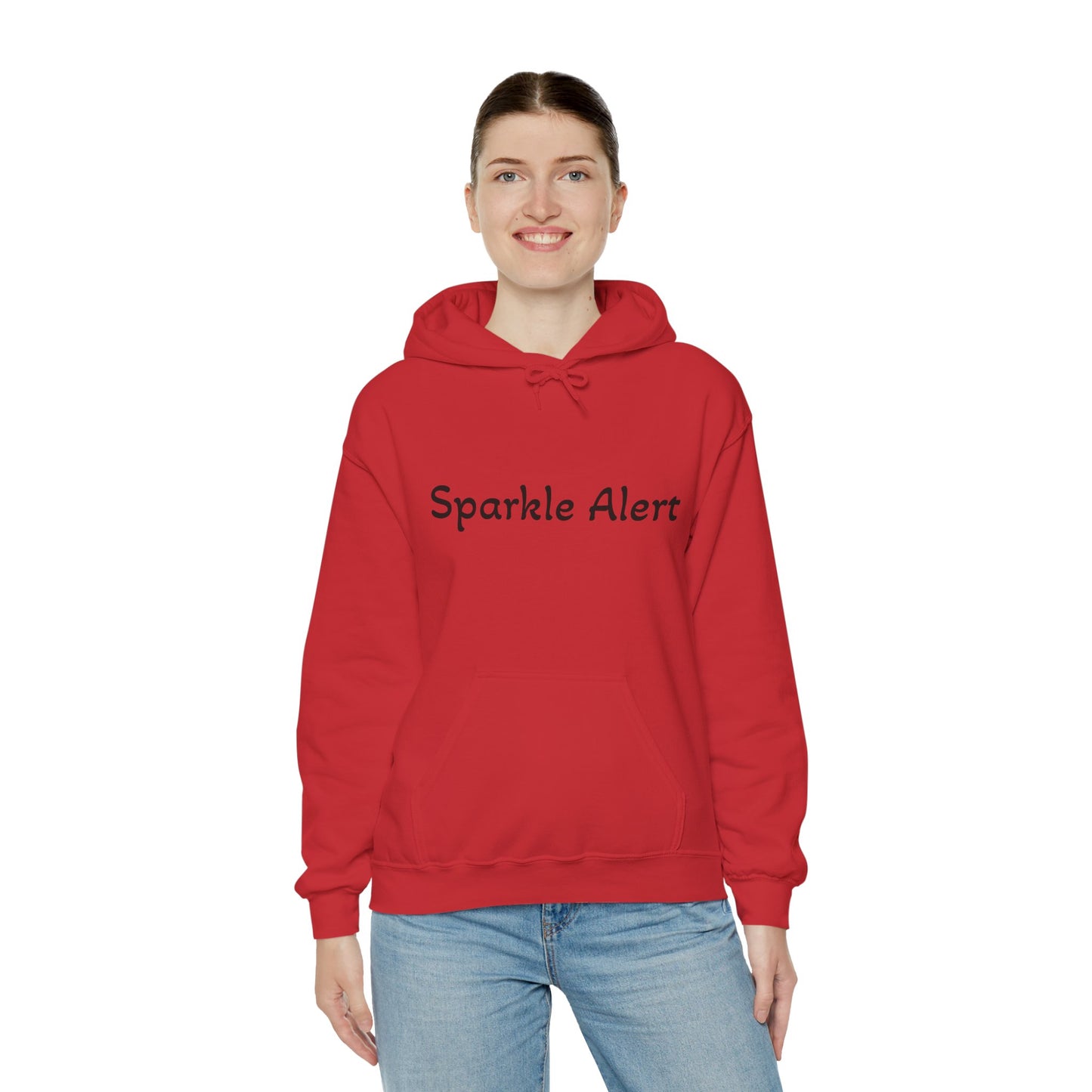 Savanna's  "Sparkle Alert: I wander off for Crystals" Adult Sweatshirt - Hooded