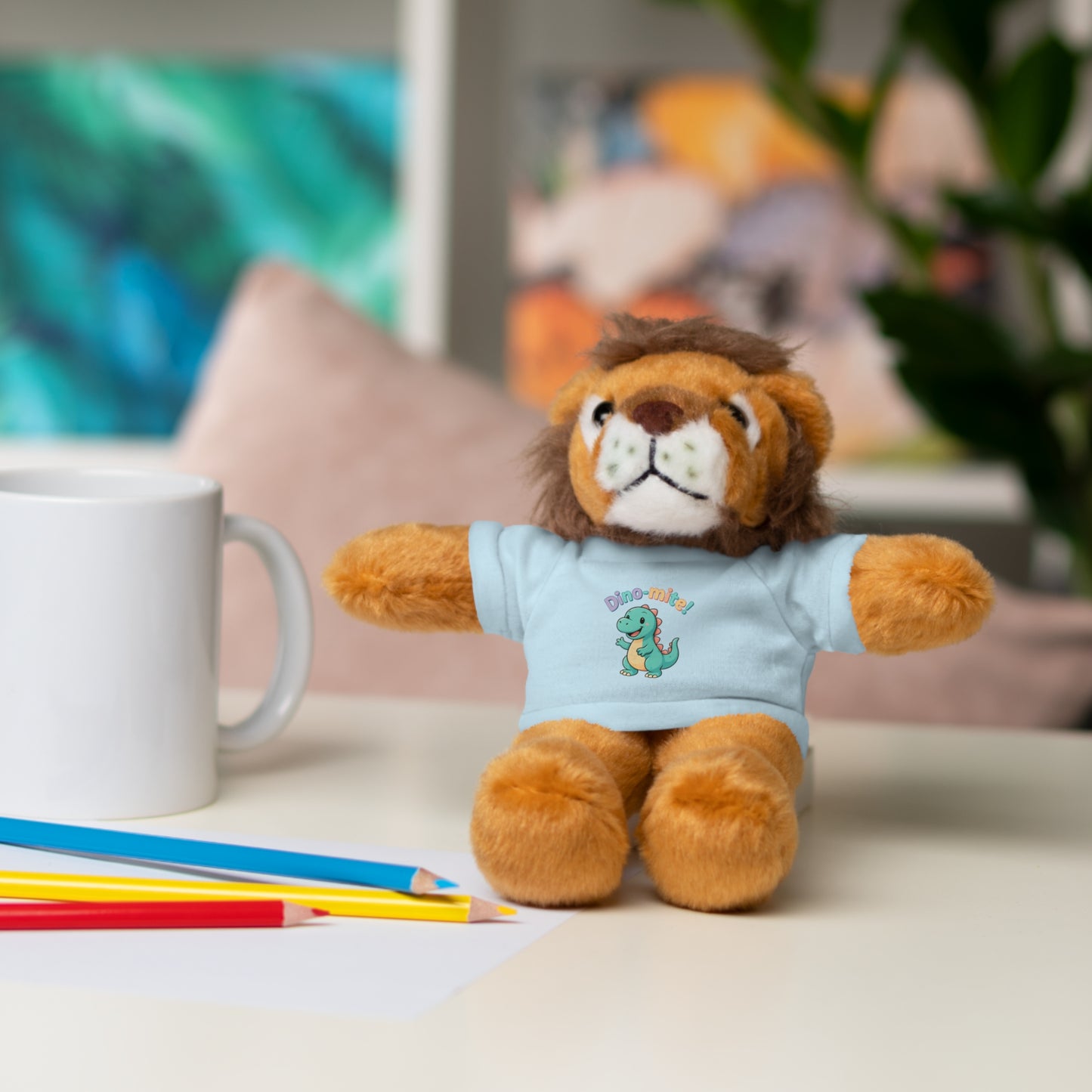 Dino-Mite on Tee Plush Animal