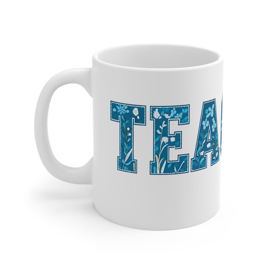 Tess's "Teacher" Ceramic Mug, Coffee Cup