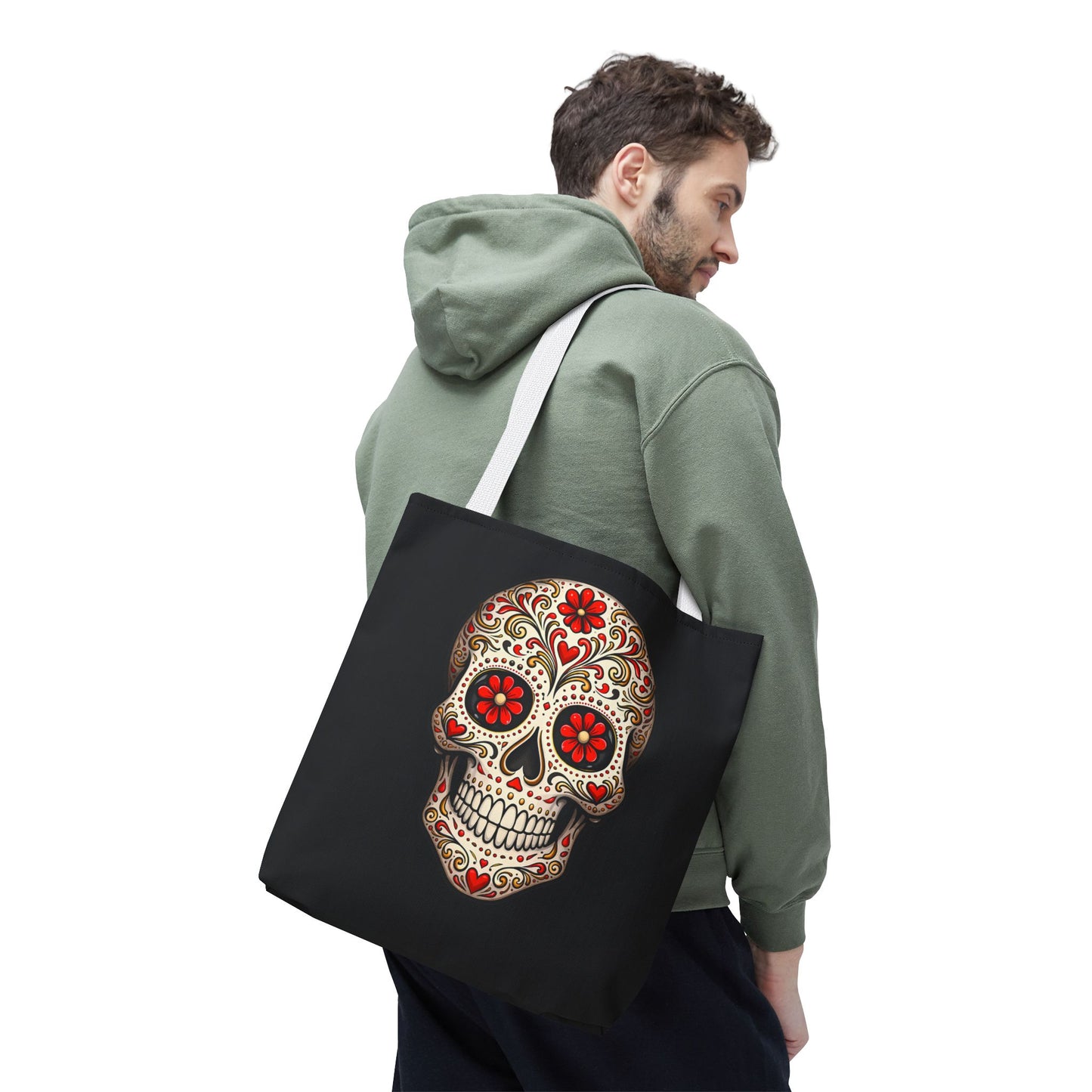 Ruby's Red Sugar Skull Tote Bag