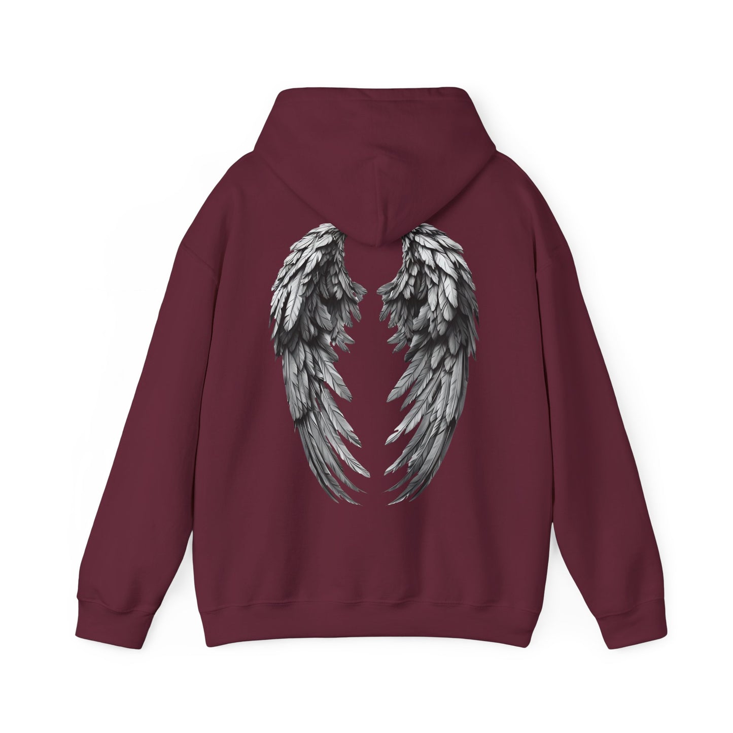 Wayne's Eagle & Wing Print Adult Sweatshirt - Hooded