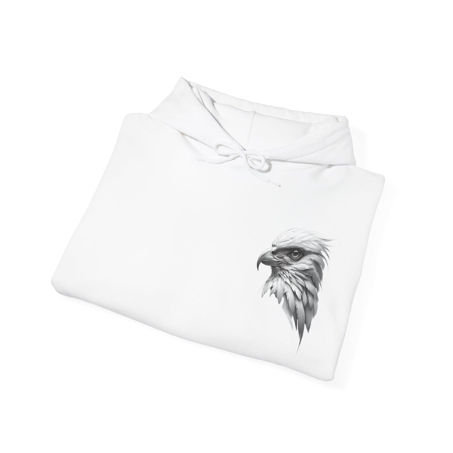 Wayne's Eagle & Wing Print Adult Sweatshirt - Hooded