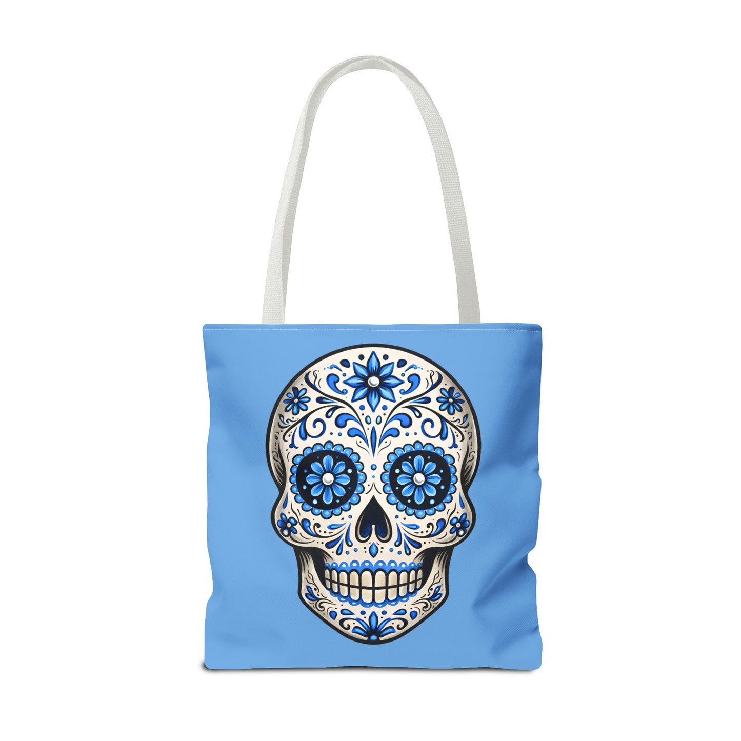 Brenda's Blue Sugar Skull Tote Bag