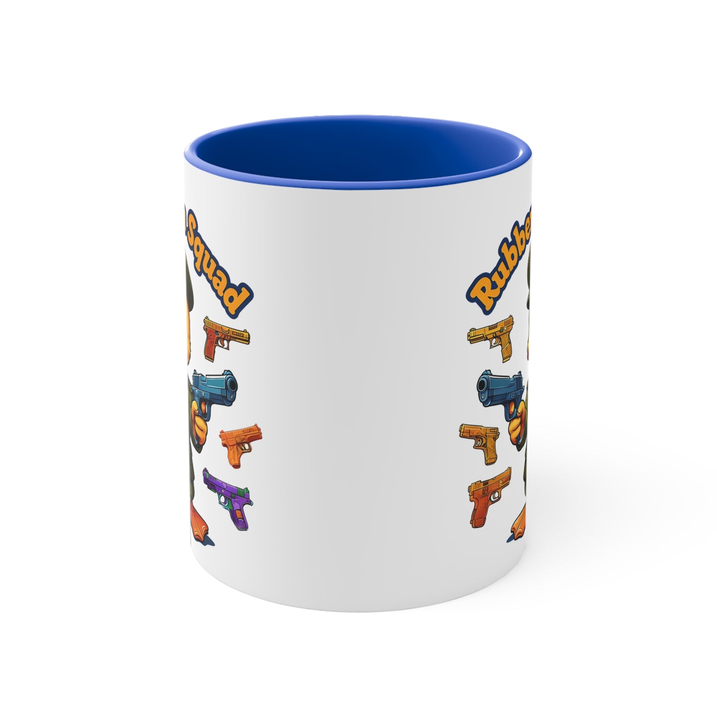 Forest's Rubber Gun Squad Ceramic Mug, Coffee Cup