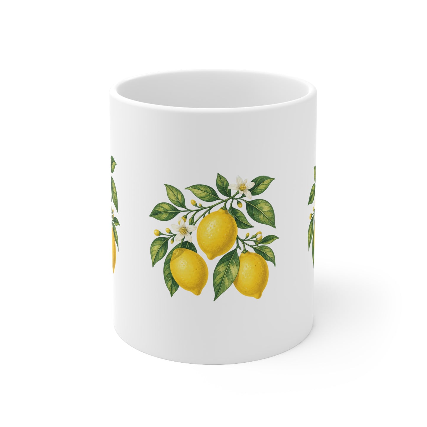 Lemon Ceramic Mug, Coffee Cup