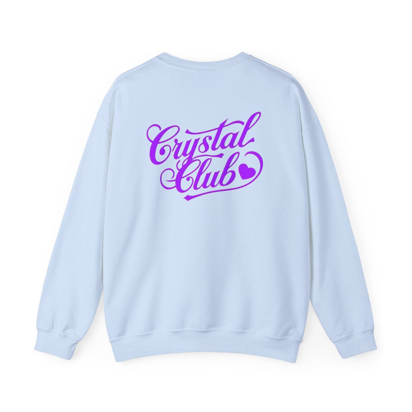 Purple Crystal Club Adult Sweatshirt - Crewneck