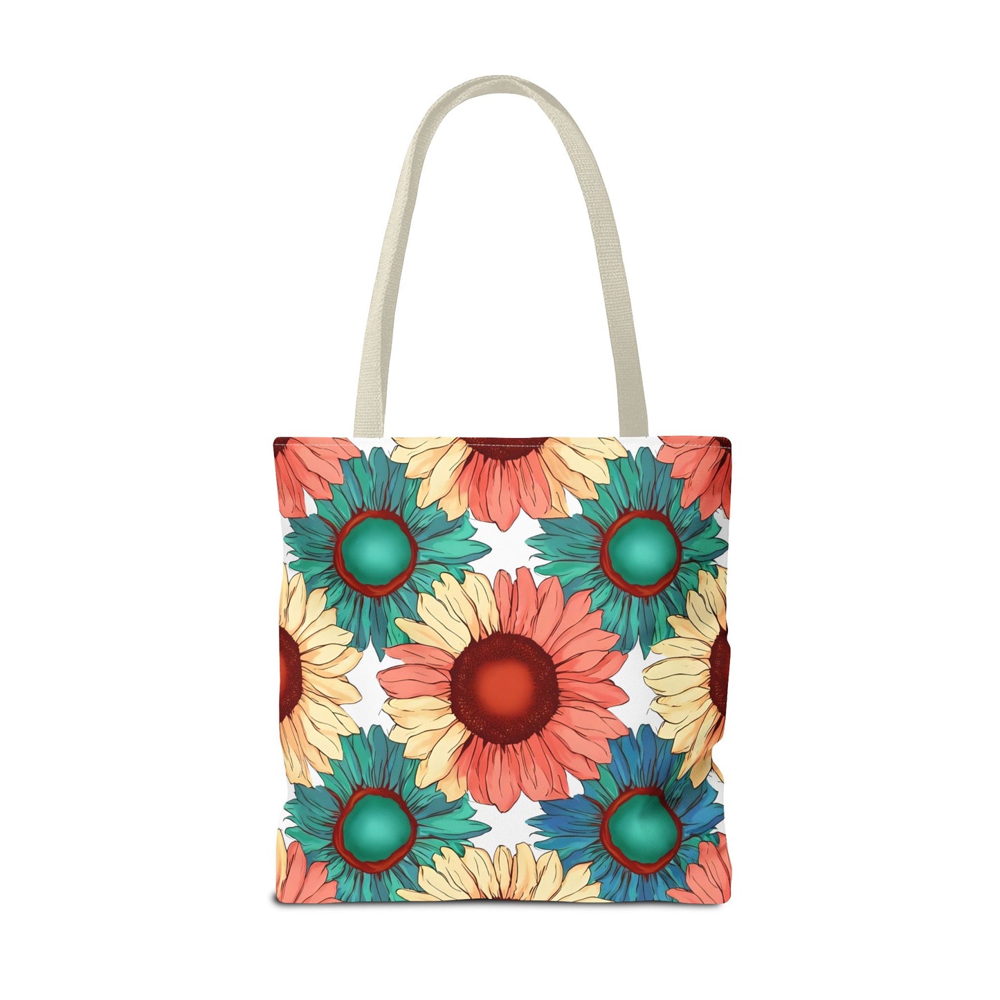 Coco's Colorful Sunflower Tote Bag