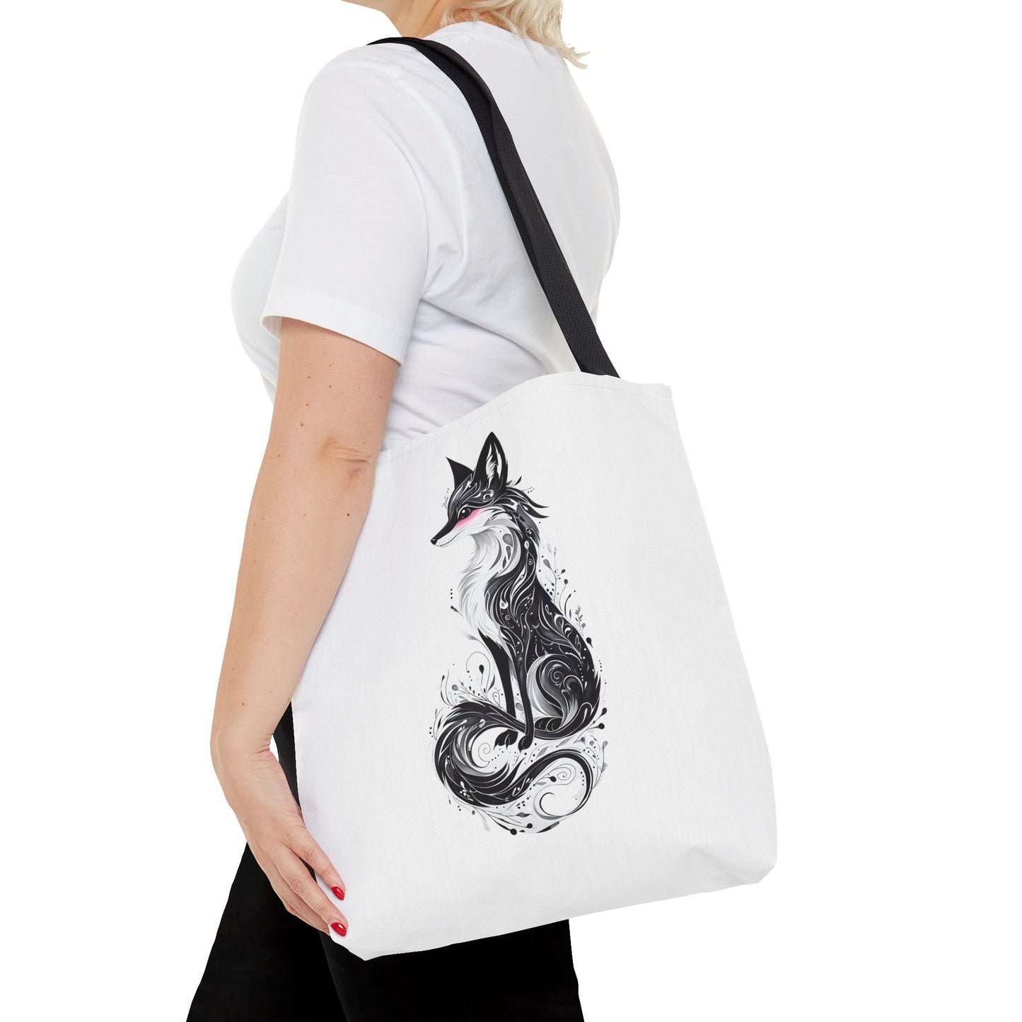 Mystic Black Fox Tote Bag