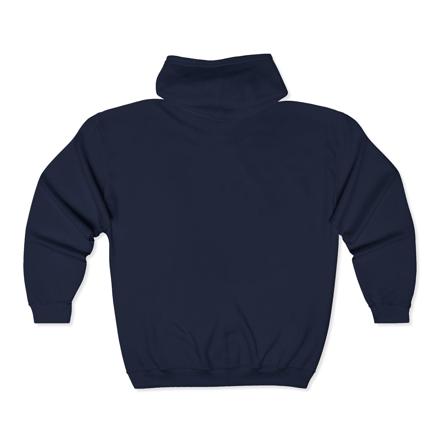 "Low Battery Socially" Adult Full Zip Sweatshirt - Hooded