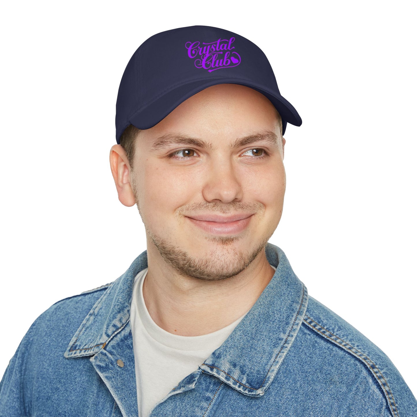 Purple Crystal Club Low Profile Baseball Cap